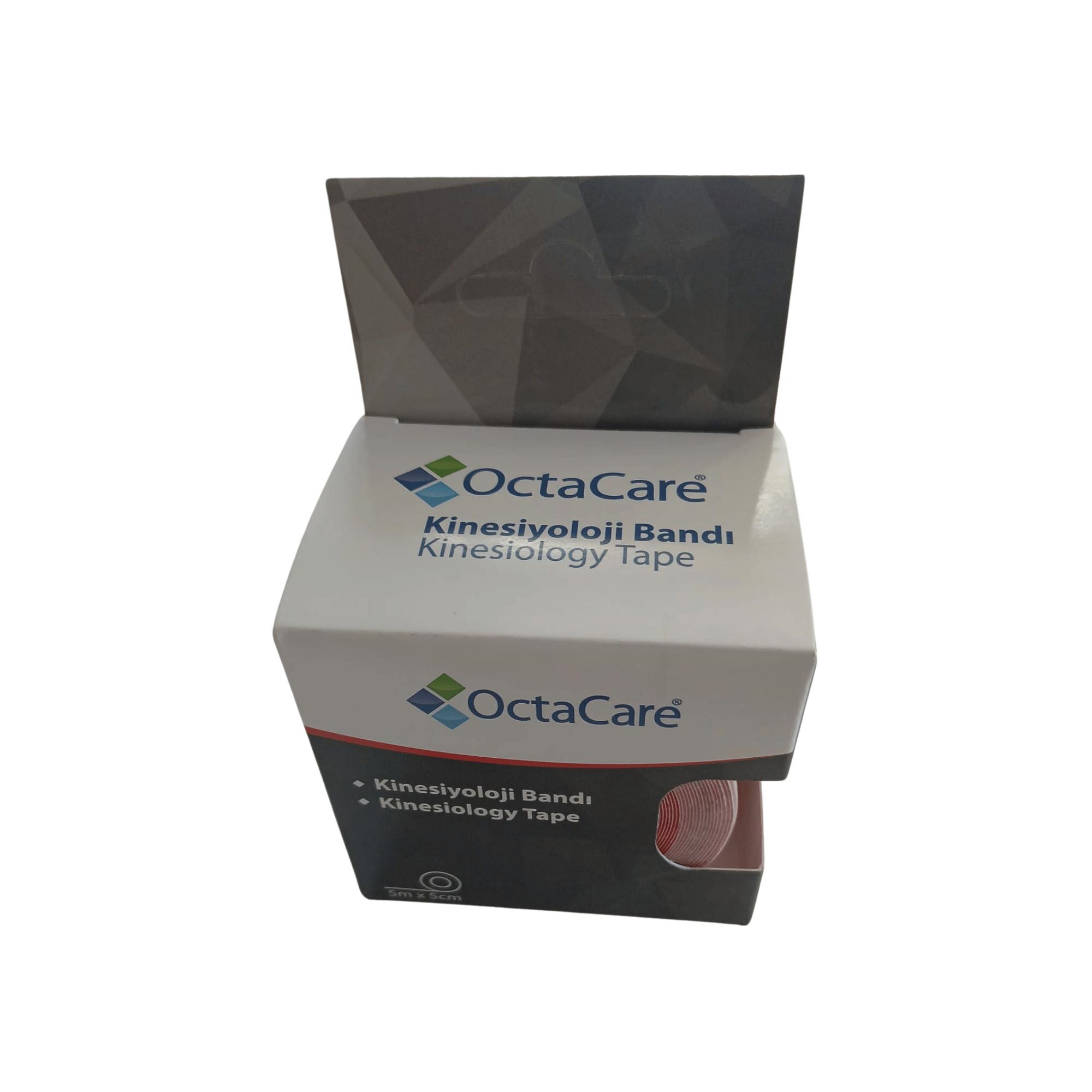 OCTACARE - KİNESİO AĞRI BANDI 5CM X 5M KIRMIZI