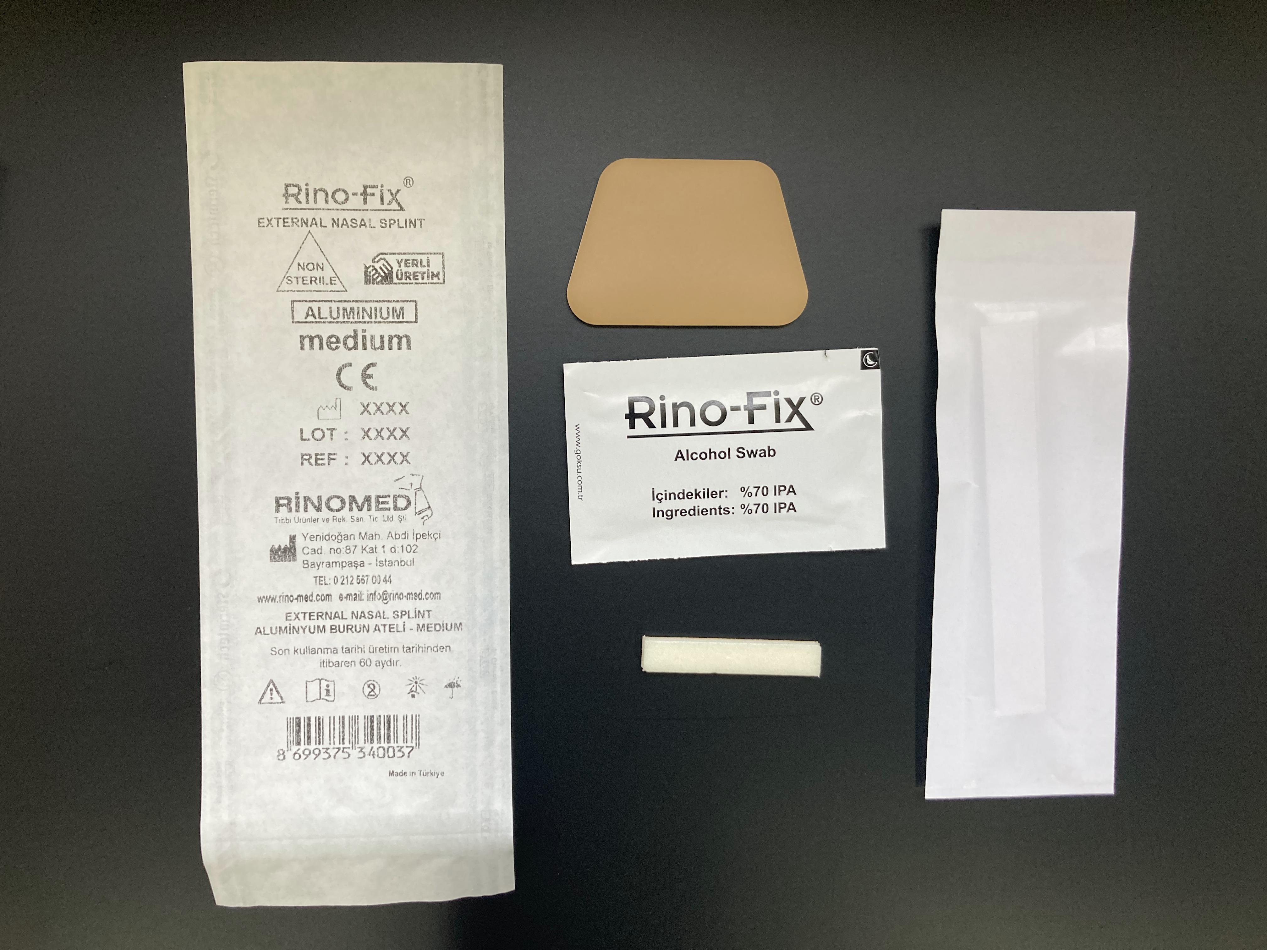 RİNOFİX - EXTERNAL NASAL SPLİNT ALÜMİNYUM BURUN ATELİ - MEDİUM