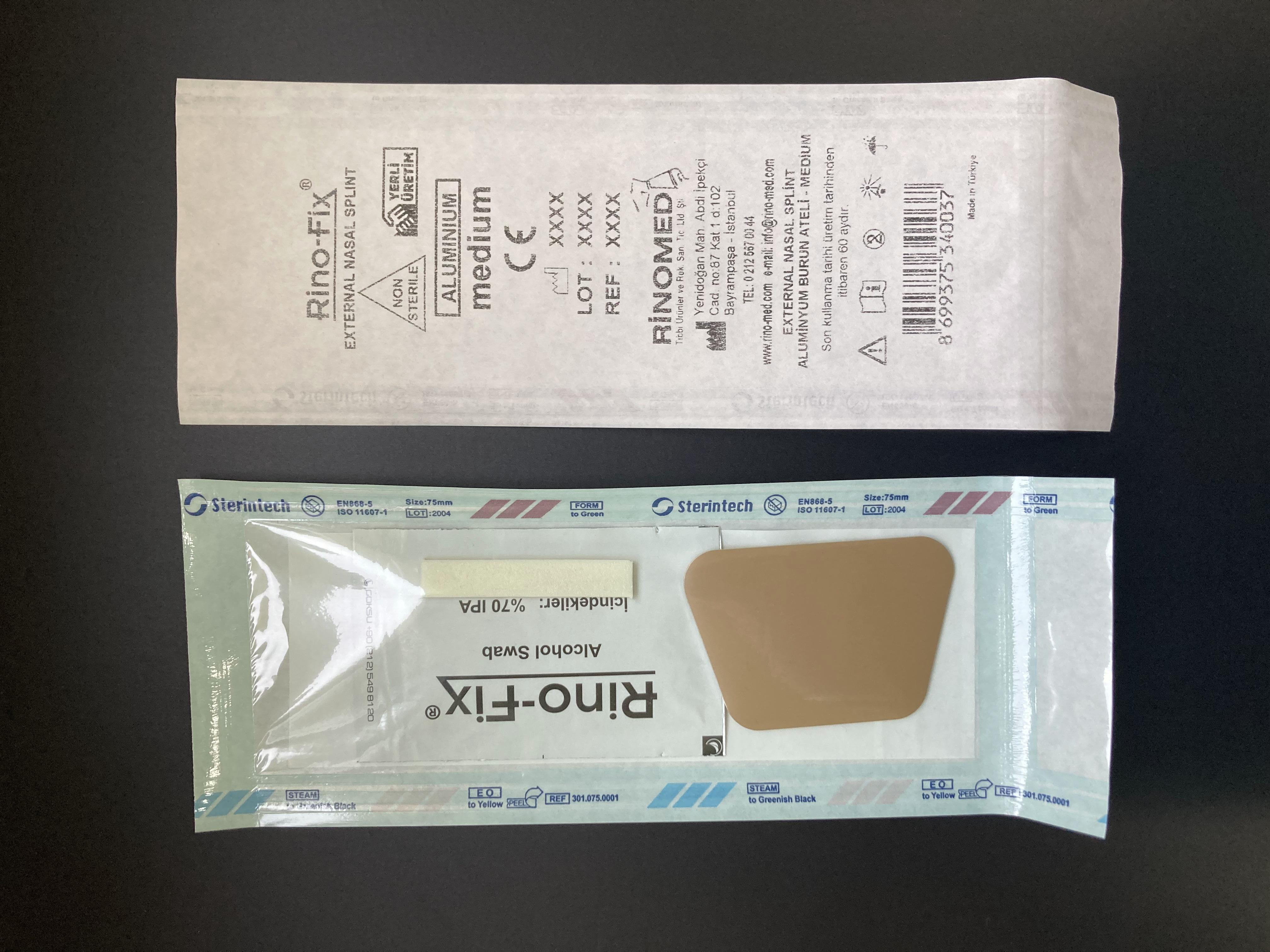 RİNOFİX - EXTERNAL NASAL SPLİNT ALÜMİNYUM BURUN ATELİ - MEDİUM