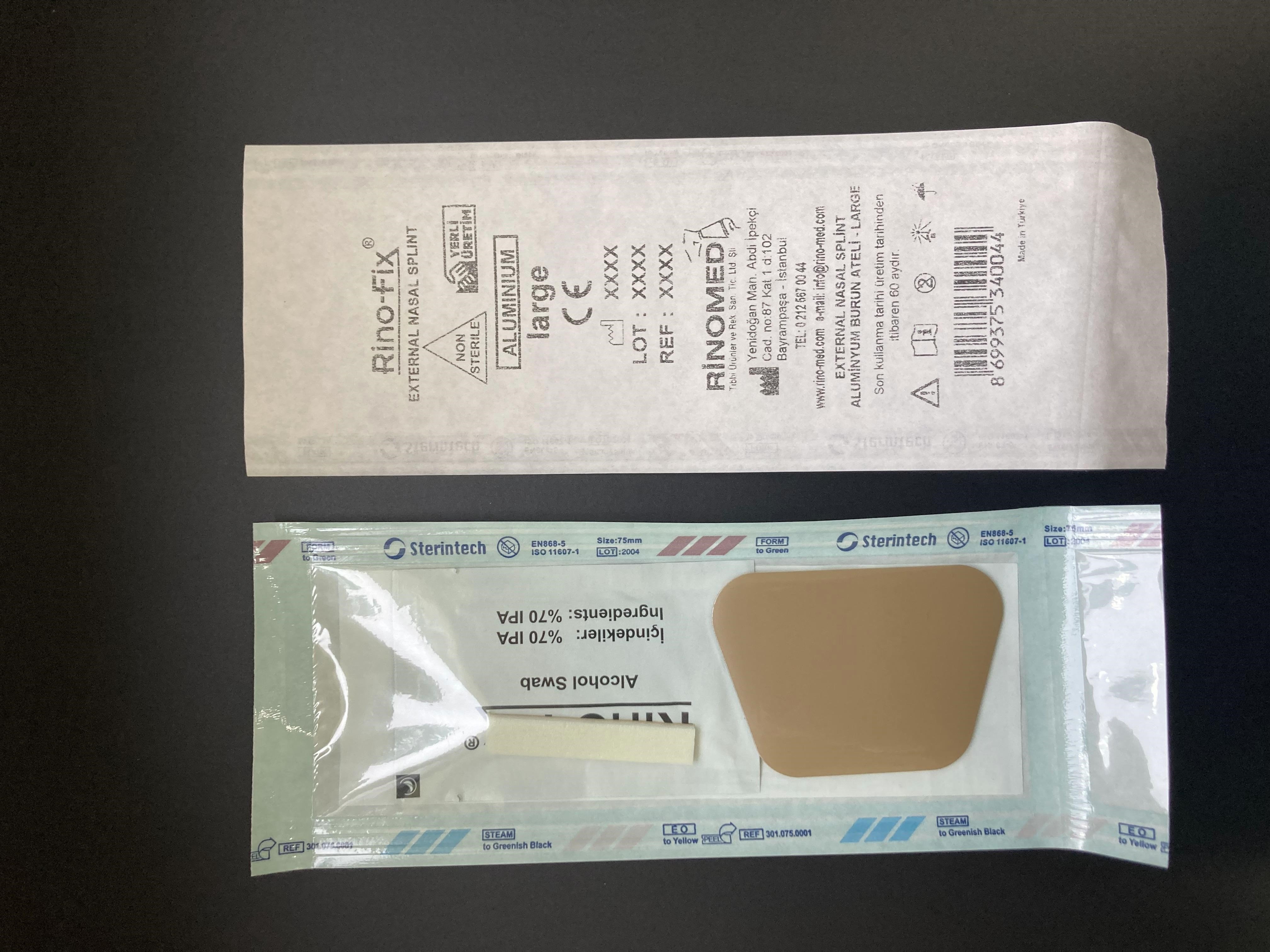 RİNOFİX - EXTERNAL NASAL SPLİNT ALÜMİNYUM BURUN ATELİ - LARGE