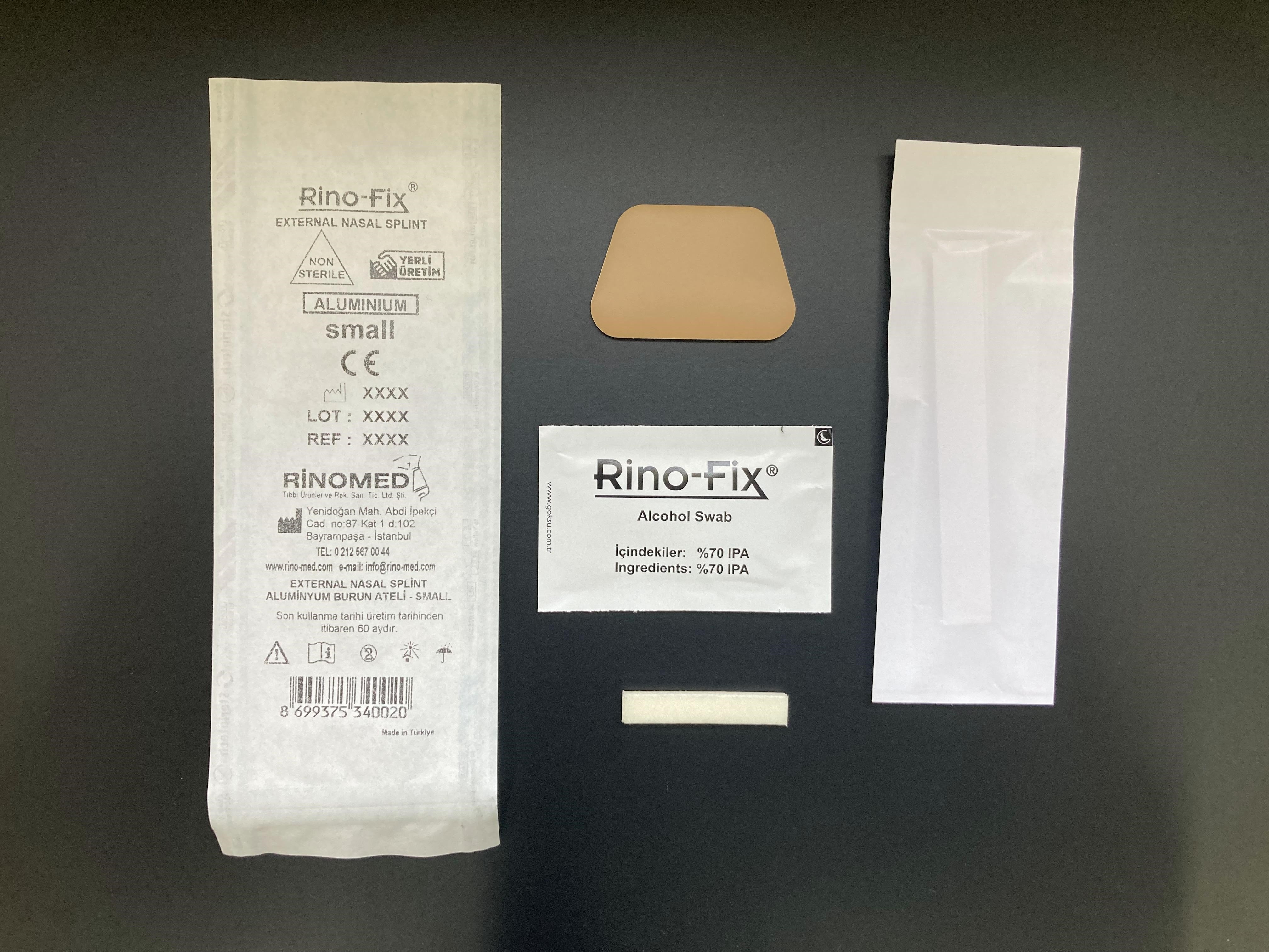 RİNOFİX - EXTERNAL NASAL SPLİNT ALÜMİNYUM BURUN ATELİ - SMALL