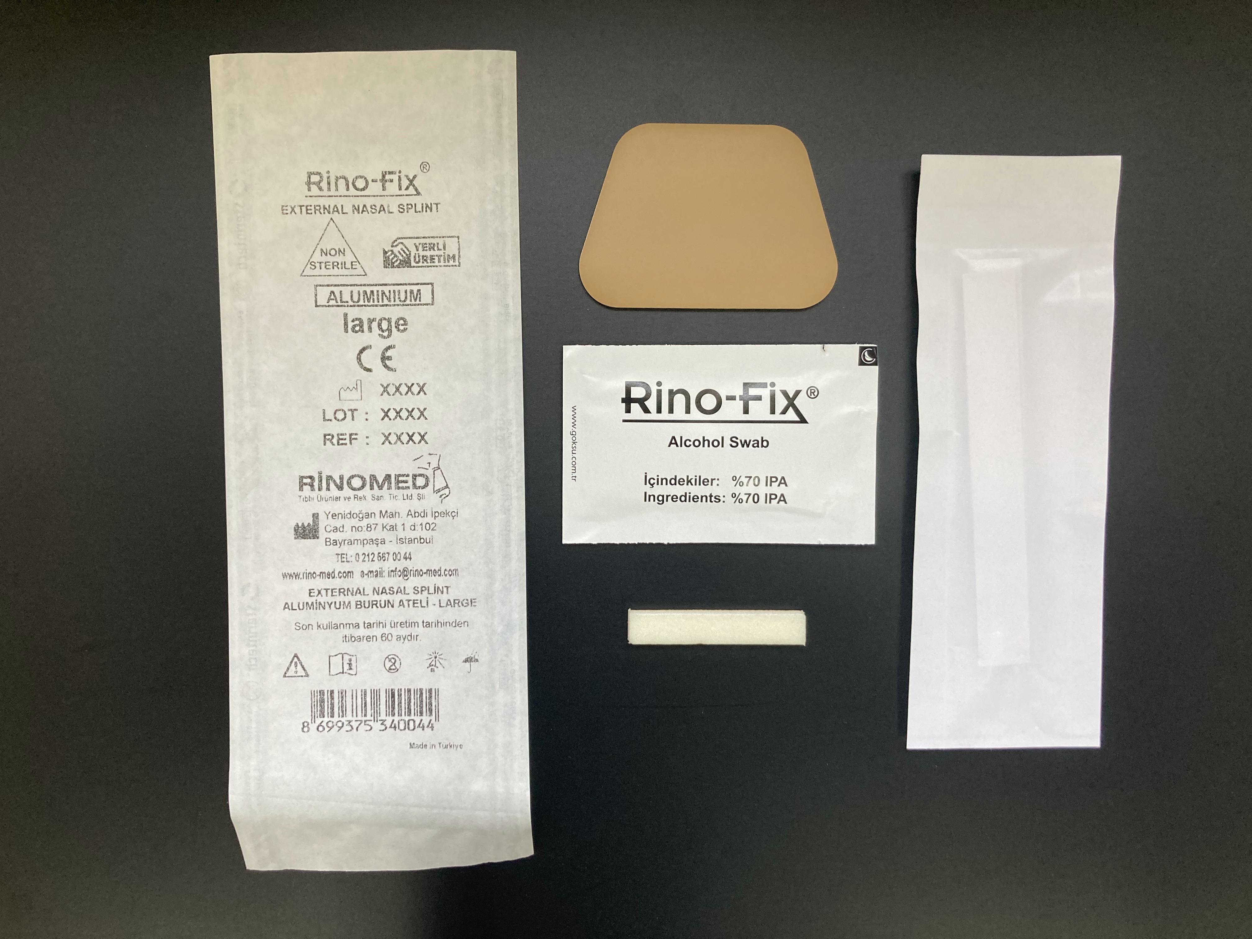 RİNOFİX - EXTERNAL NASAL SPLİNT ALÜMİNYUM BURUN ATELİ - LARGE