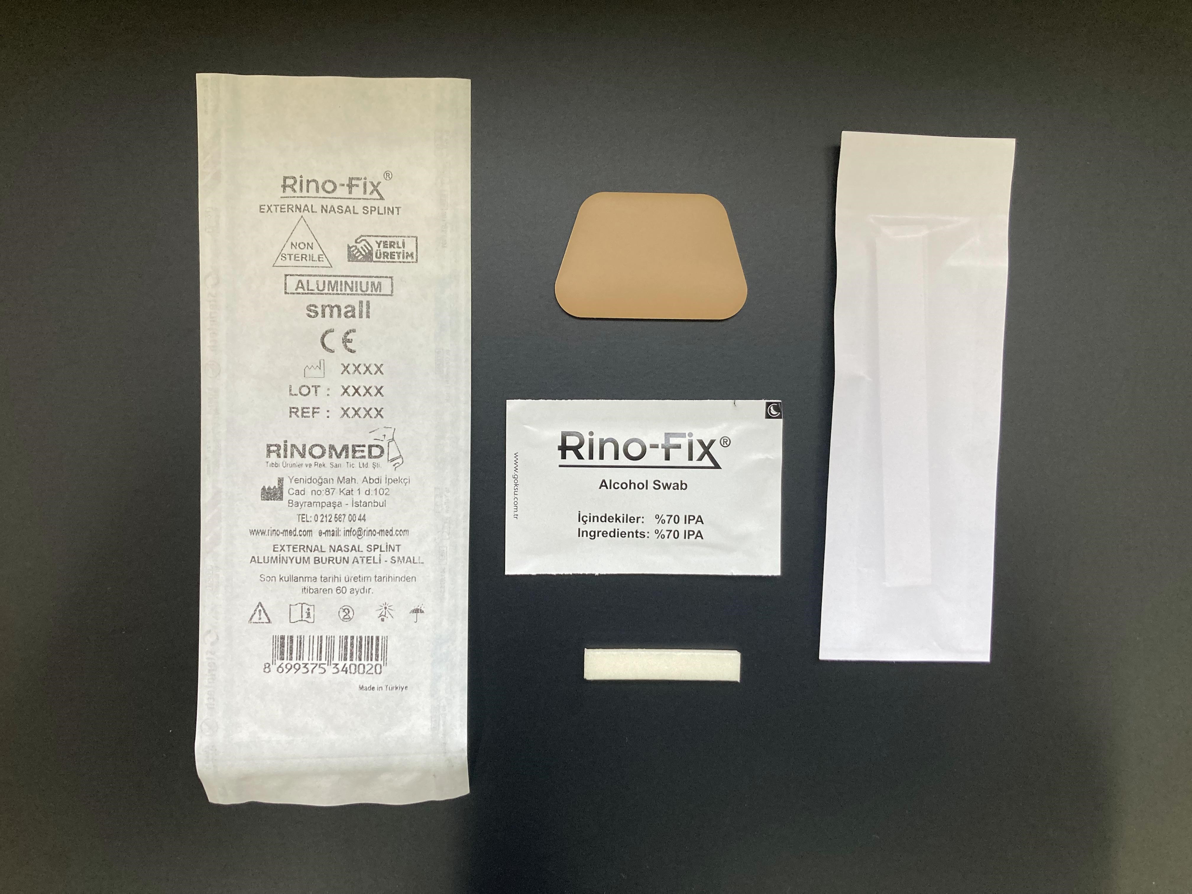 RİNOFİX - EXTERNAL NASAL SPLİNT ALÜMİNYUM BURUN ATELİ - SMALL