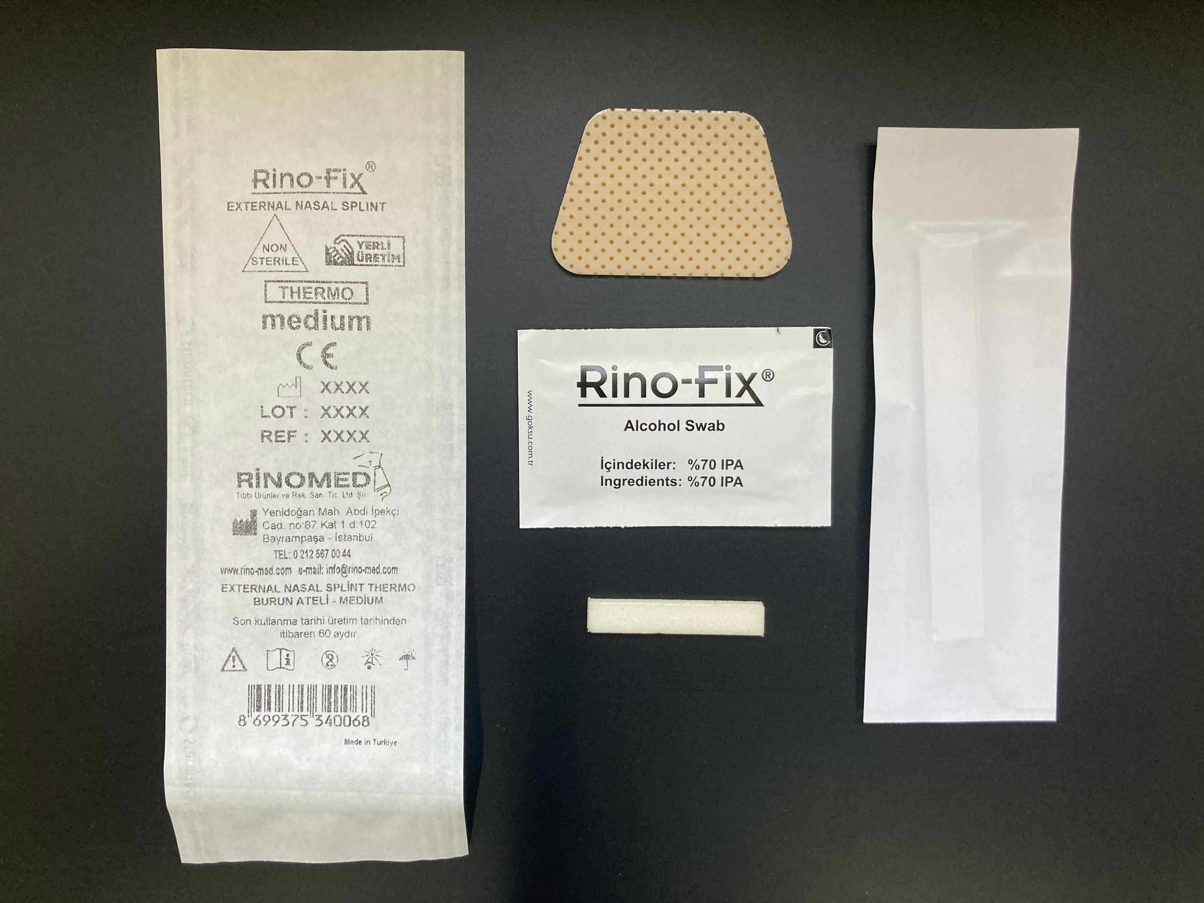 RİNOFİX - EXTERNAL NASAL SPLİNT THERMO BURUN ATELİ - MEDİUM