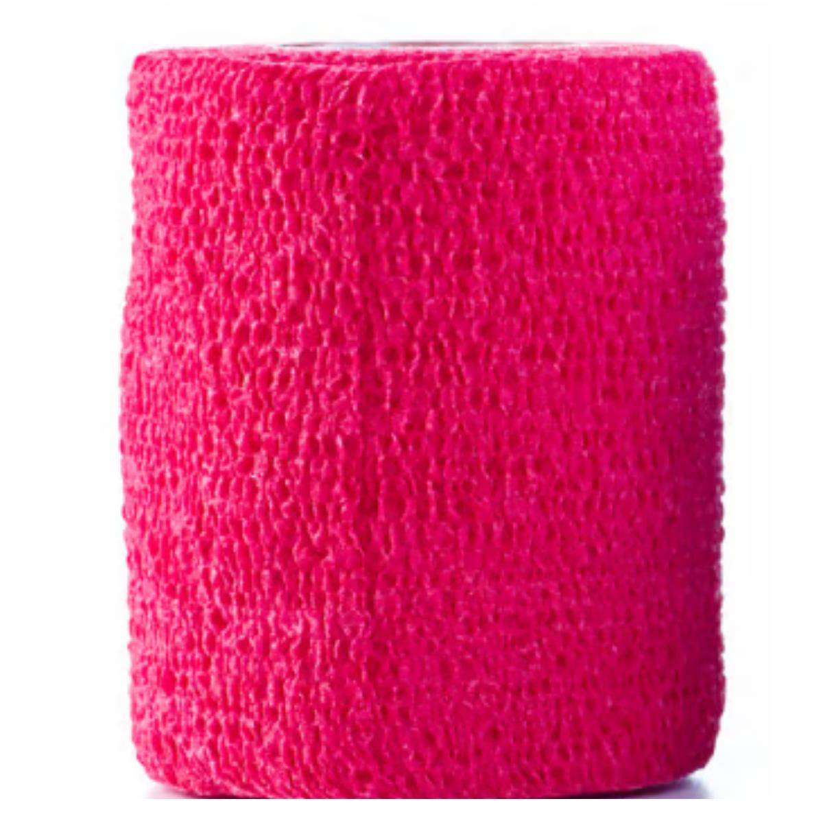 SAYBERK - COBAN KENDİNDEN YAPIŞKANLI BANDAJ 5CMX4.5MT KIRMIZI