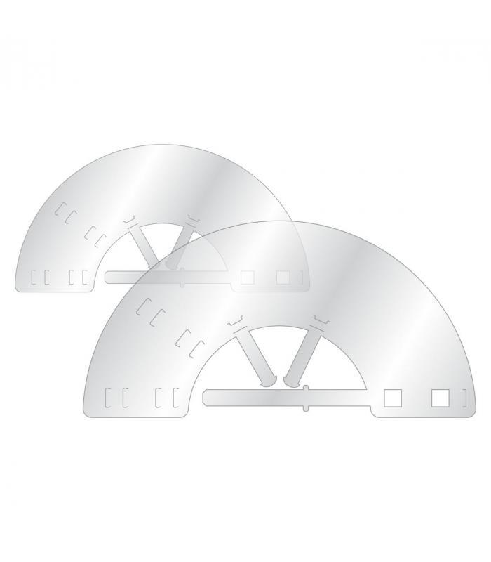 TALES - YAKALIK ŞEFFAF - 12.5 CM