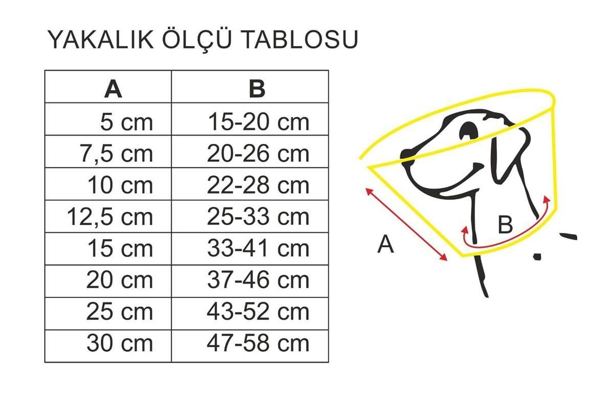 TALES - YAKALIK ŞEFFAF - 15 CM