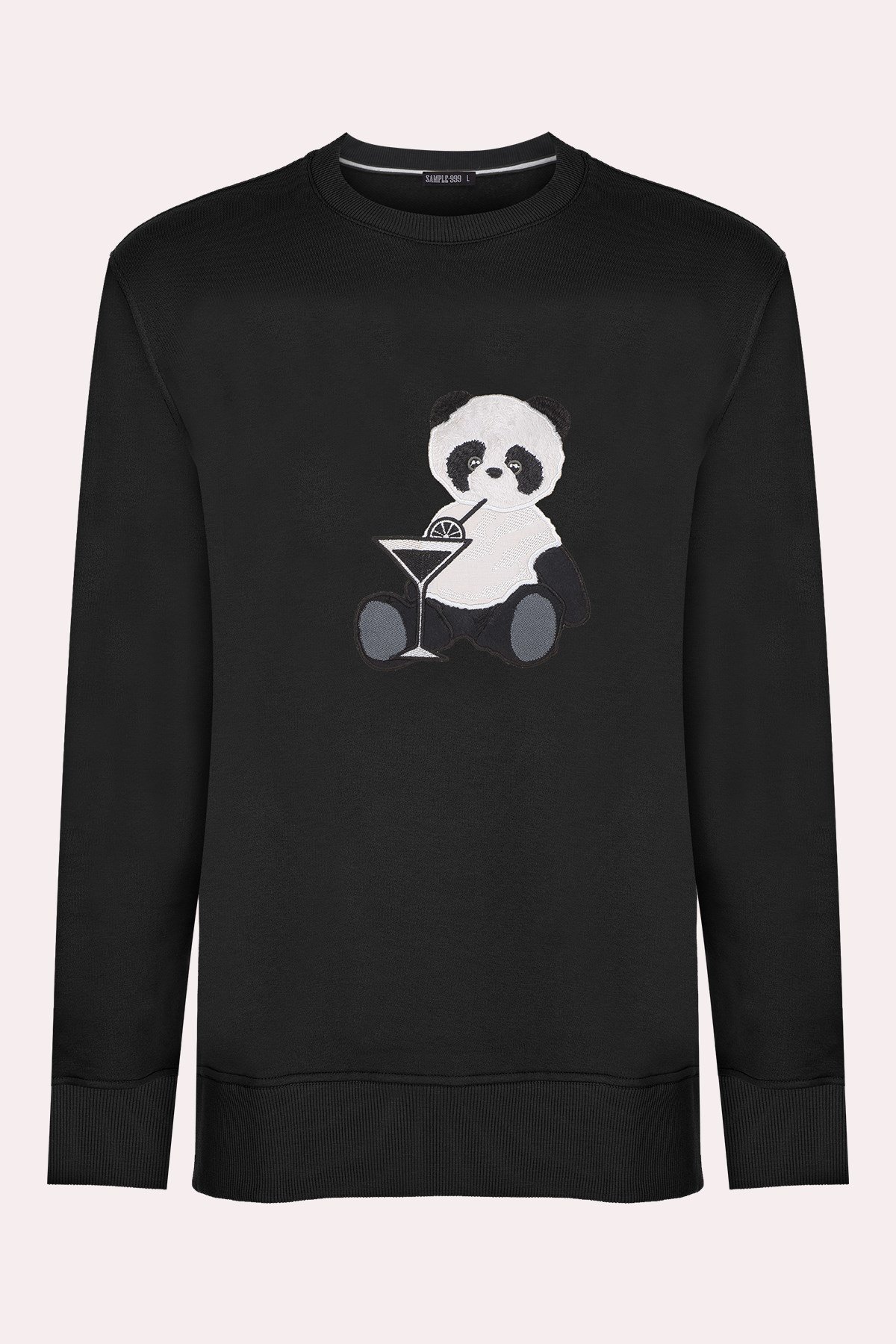 EMBROIDERED PANDA sweatshirt
