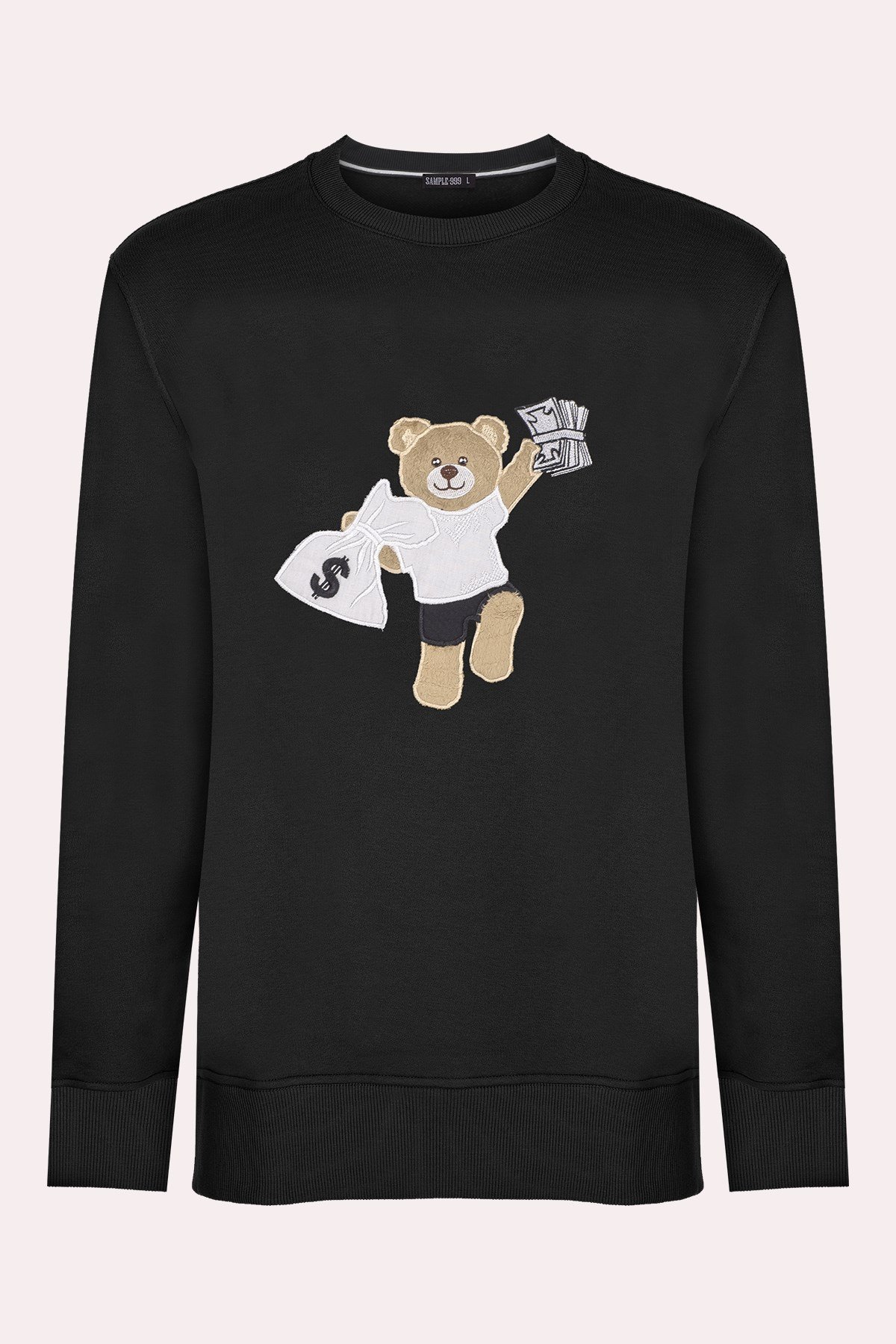 EMBROIDERED TEDDY BEAR sweatshirt