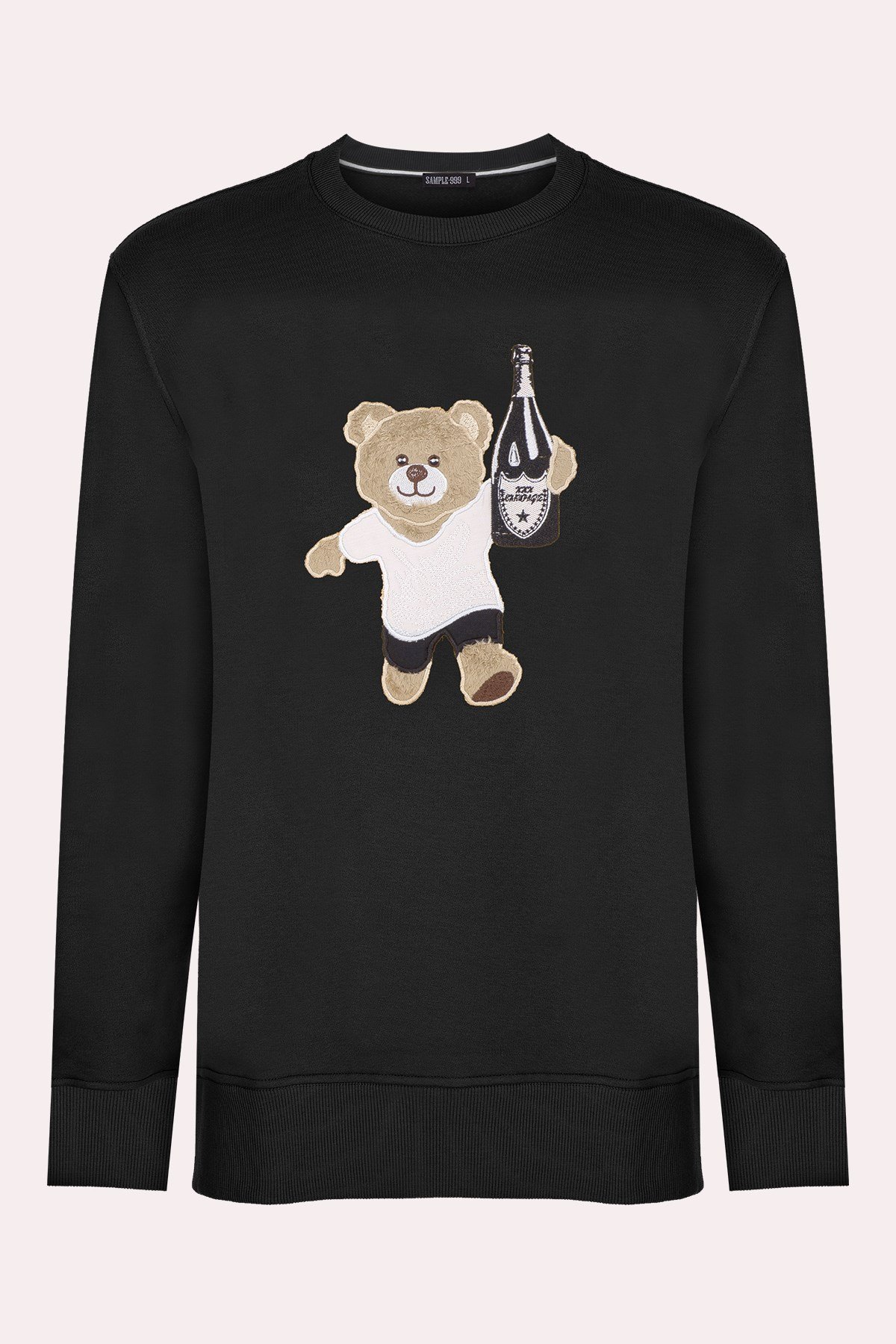 EMBROIDERED TEDDY BEAR sweatshirt