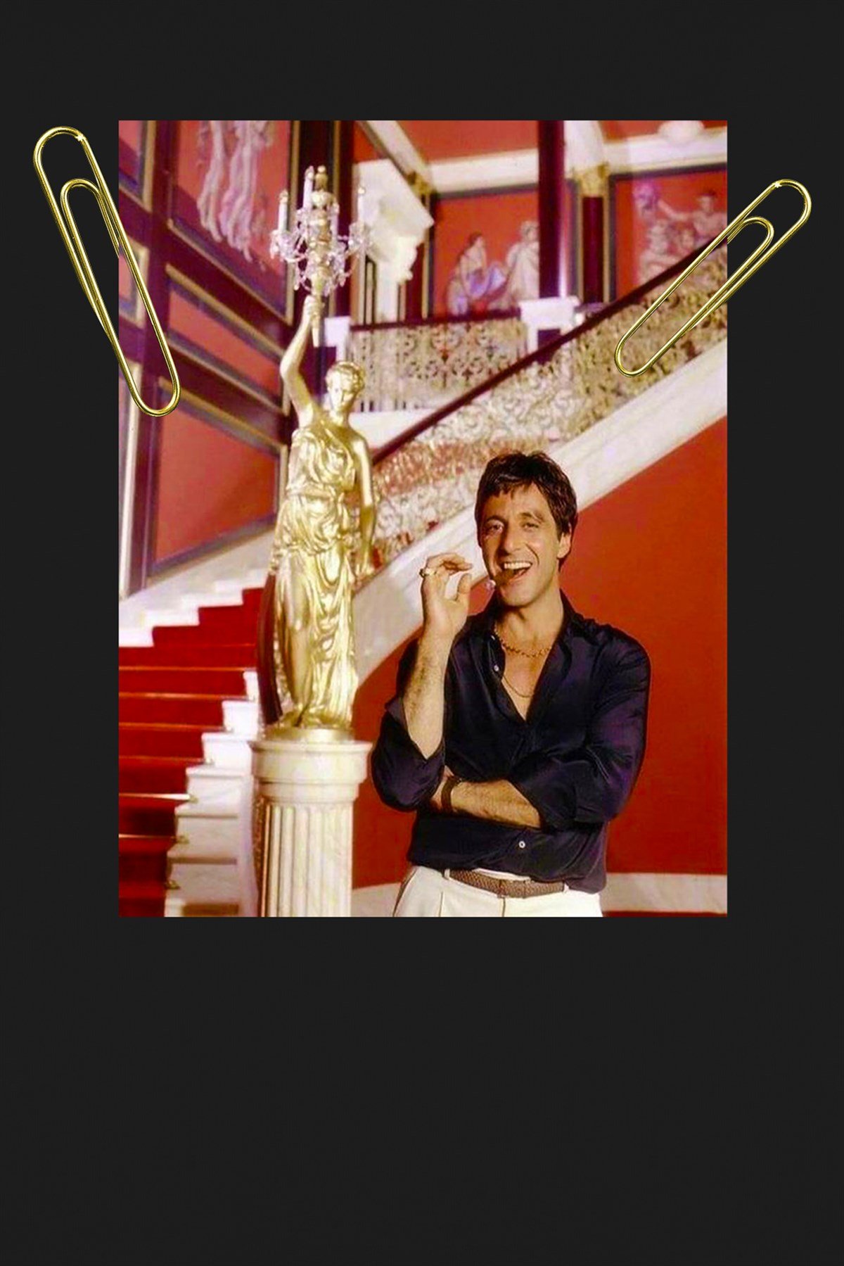 PRINTED SCARFACE' tshirt