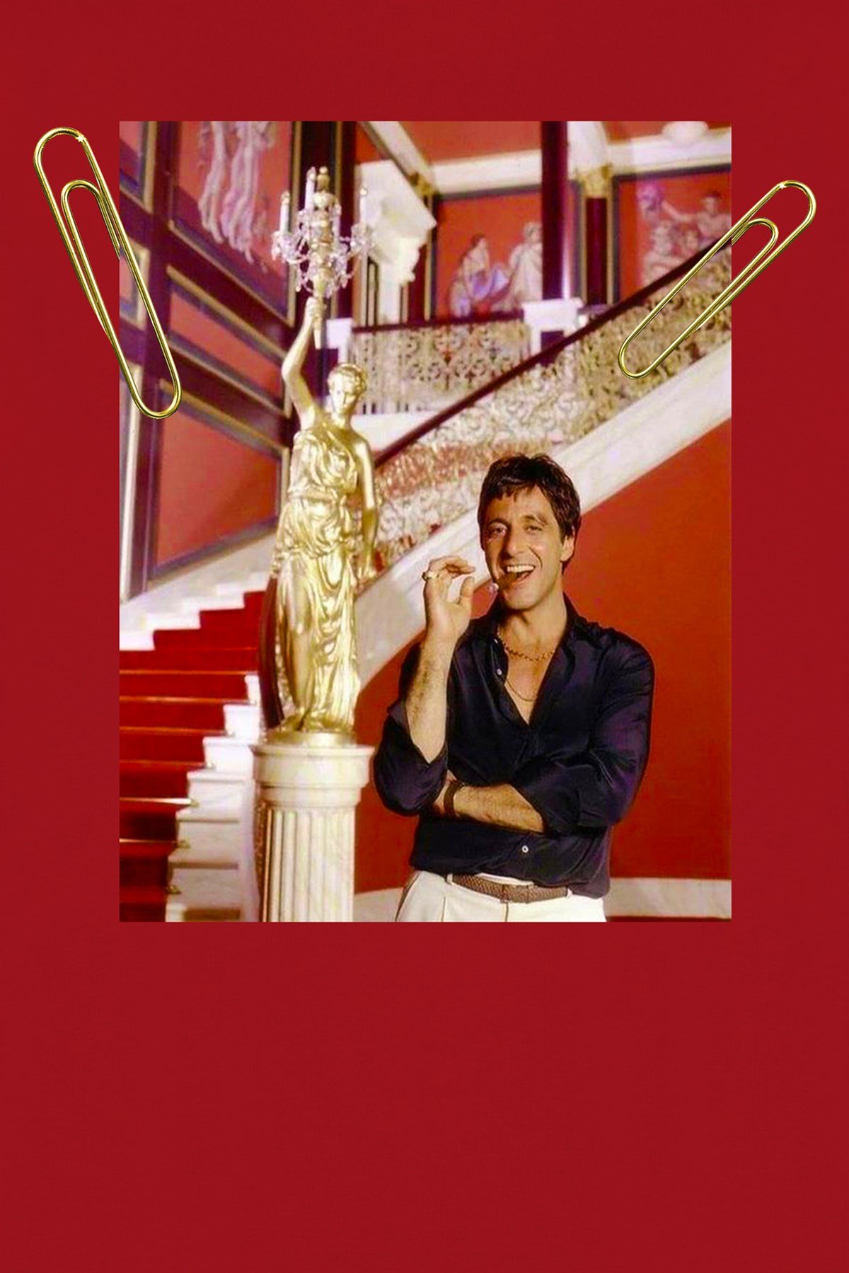 PRINTED SCARFACE' tshirt