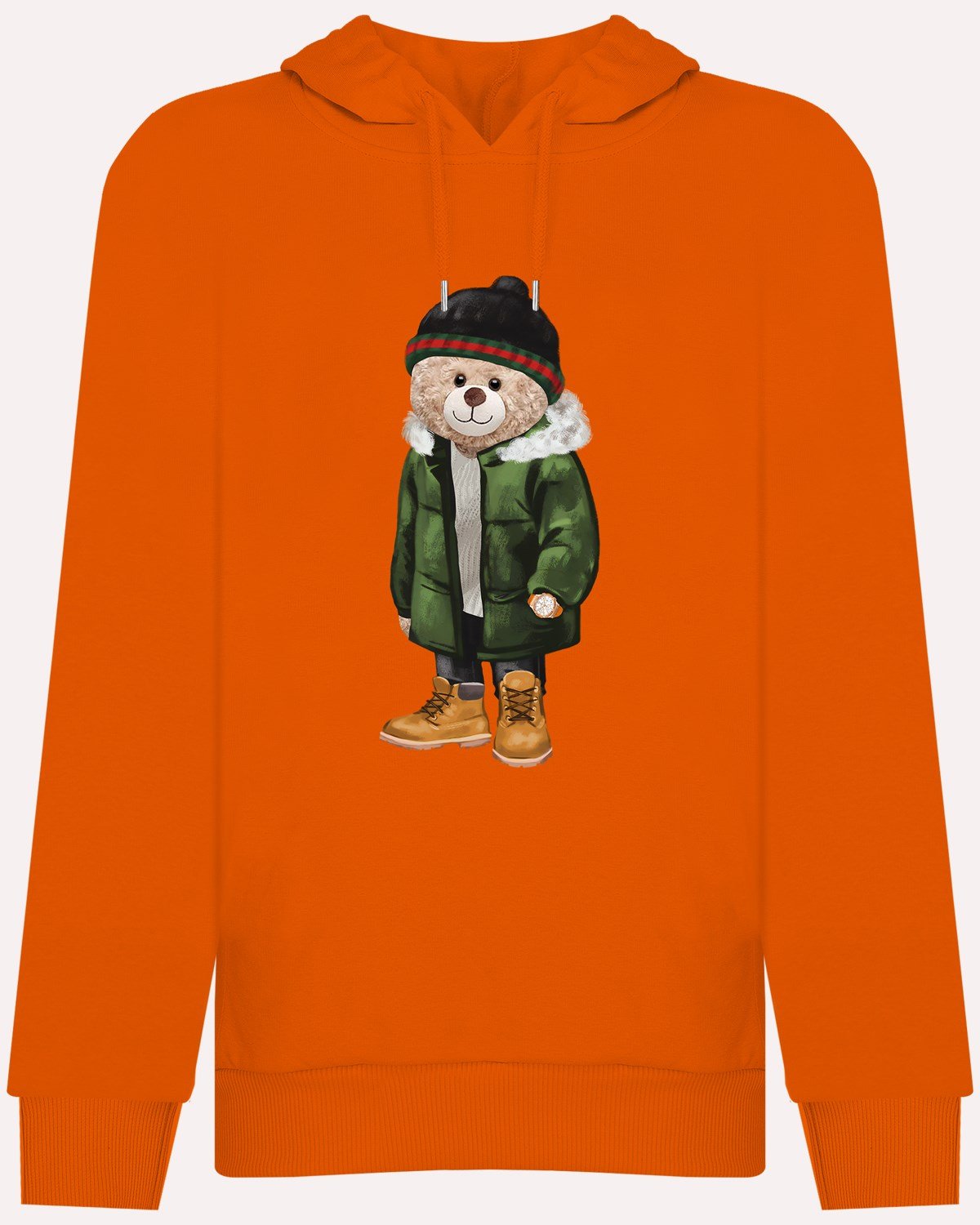 PRINTED TEDDY BEAR hoodie