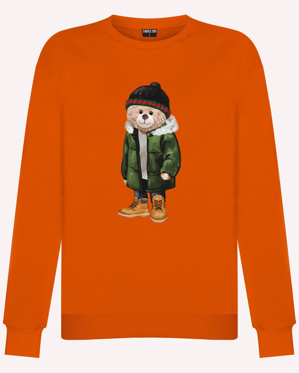 PRINTED TEDDY BEAR sweatshirt