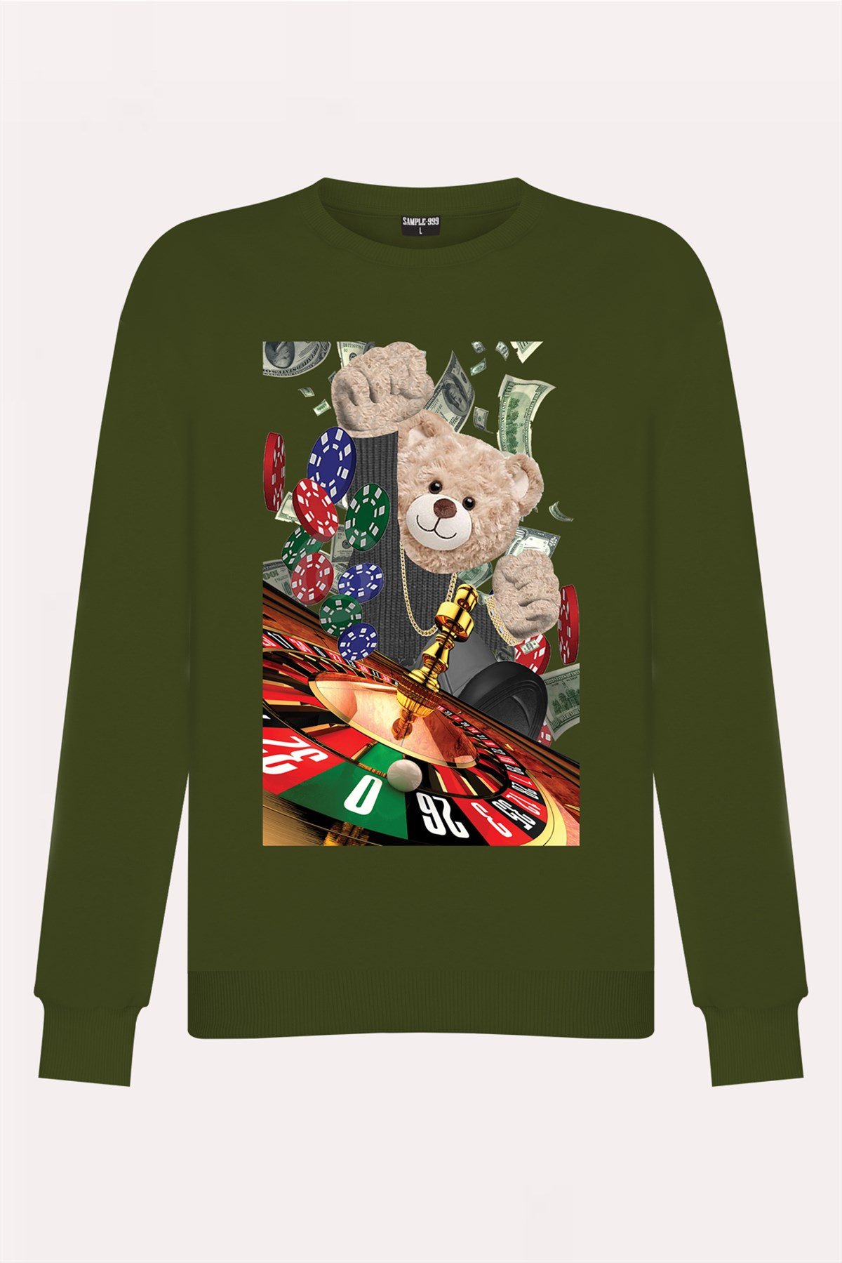 PRINTED TEDDY BEAR sweatshirt