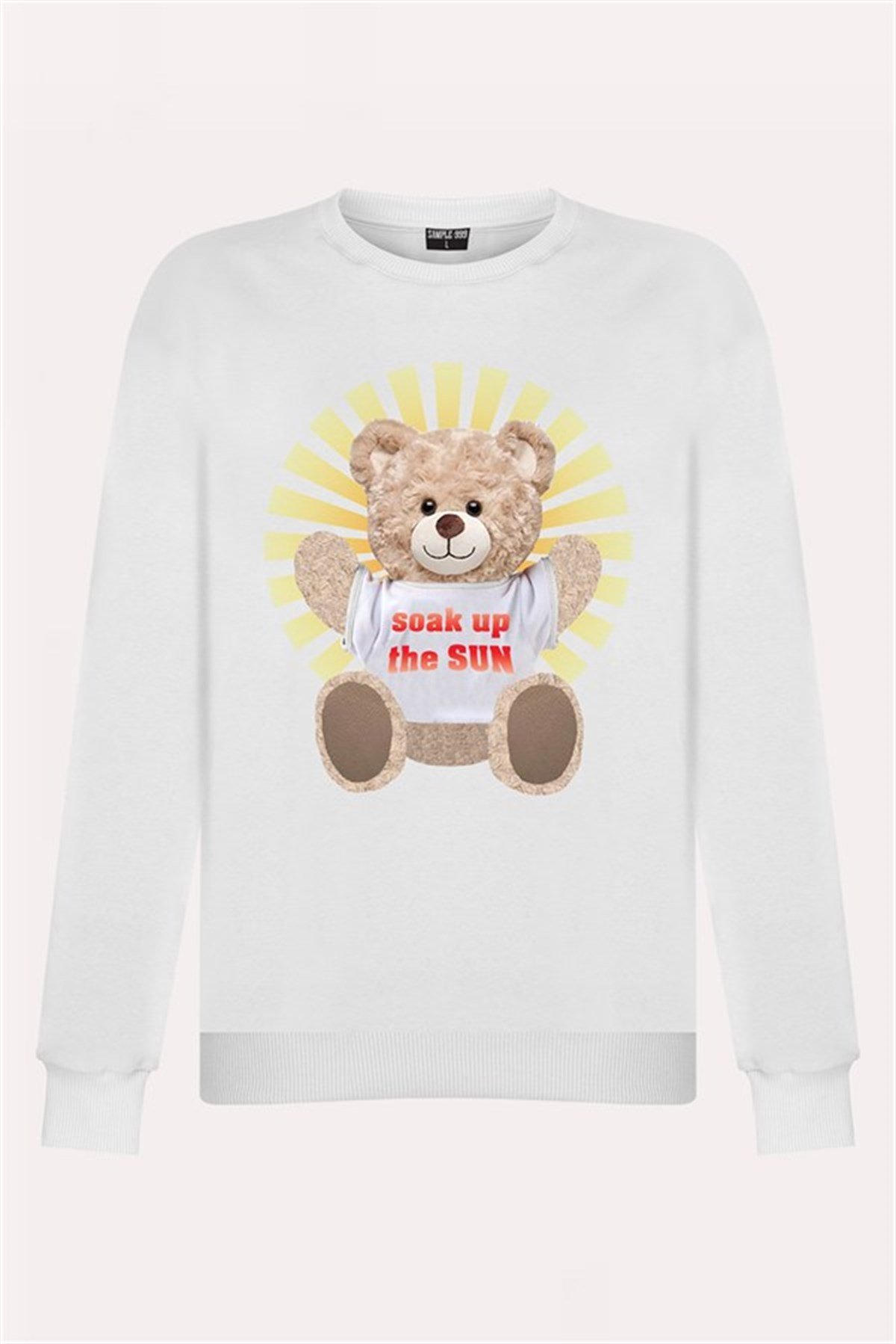 PRINTED TEDDY BEAR sweatshirt
