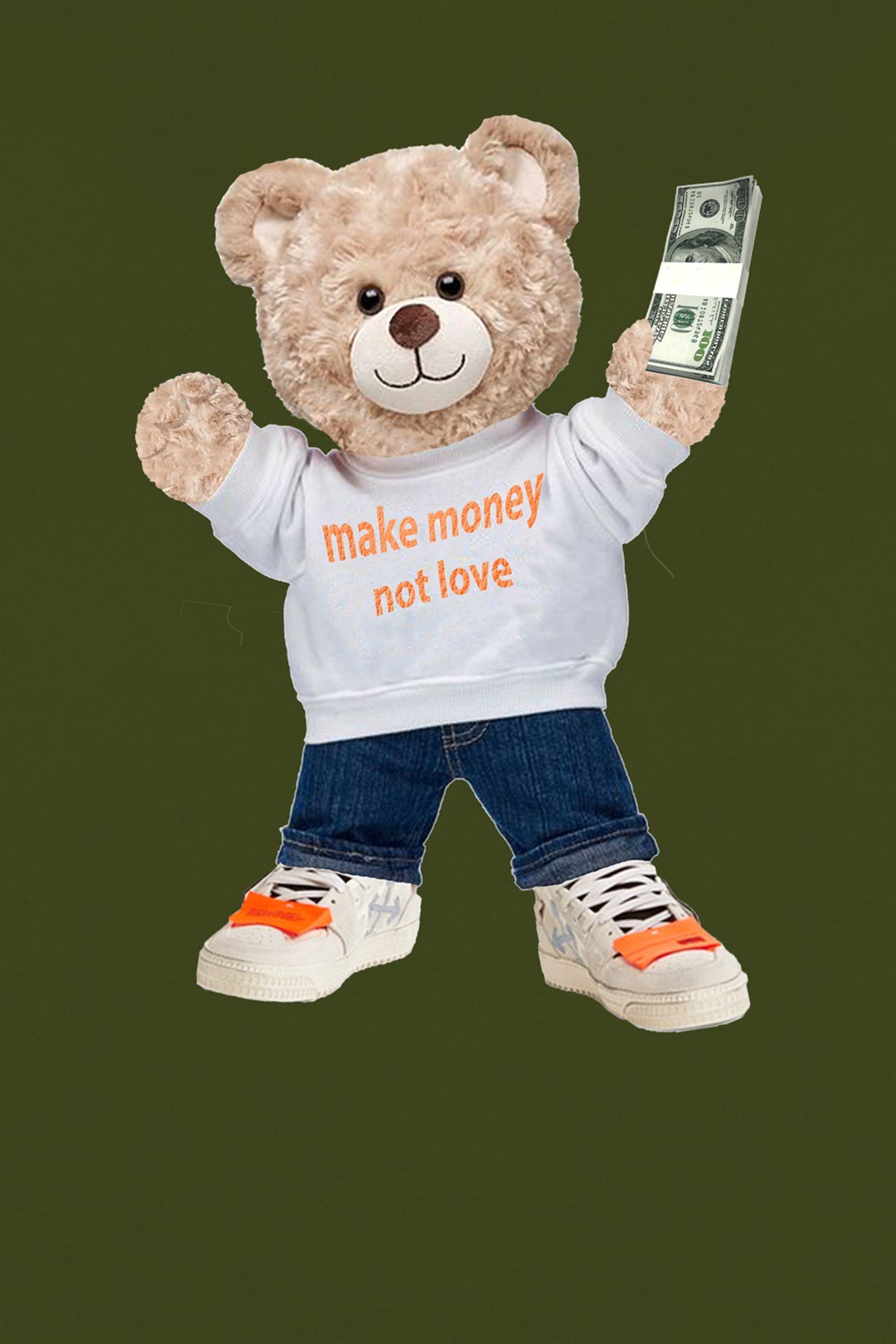 PRINTED TEDDY BEAR sweatshirt