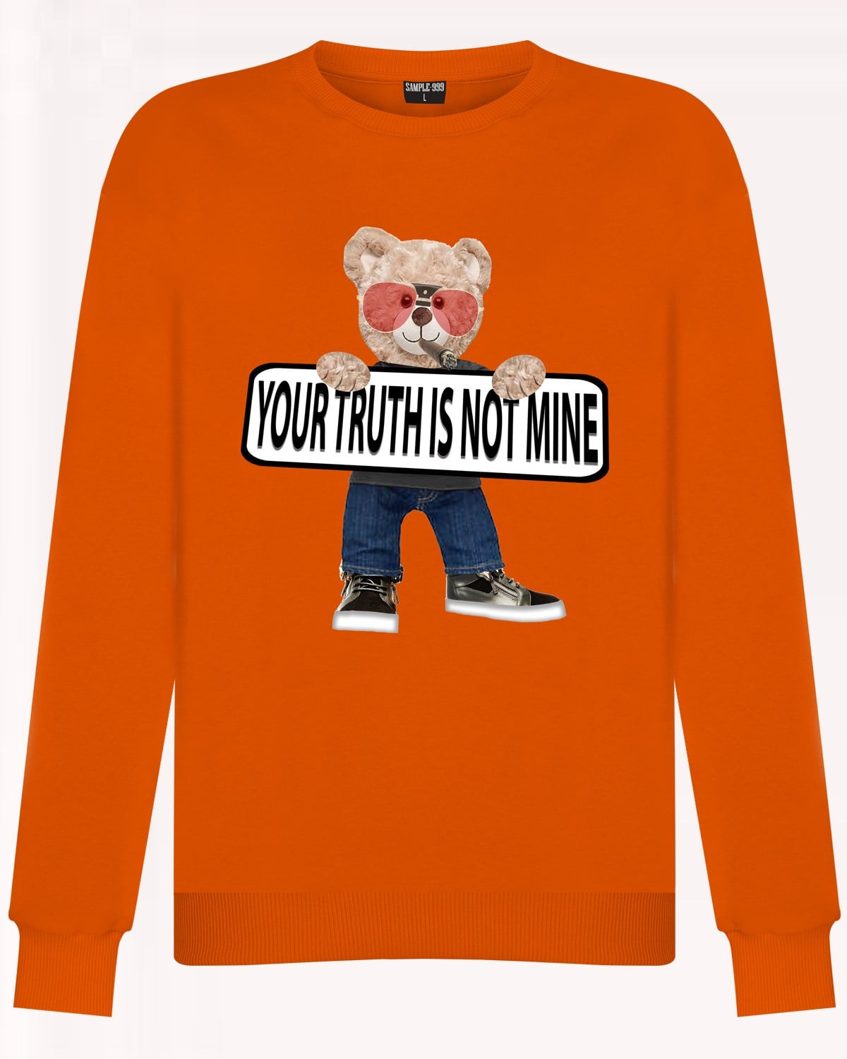 PRINTED TEDDY BEAR sweatshirt