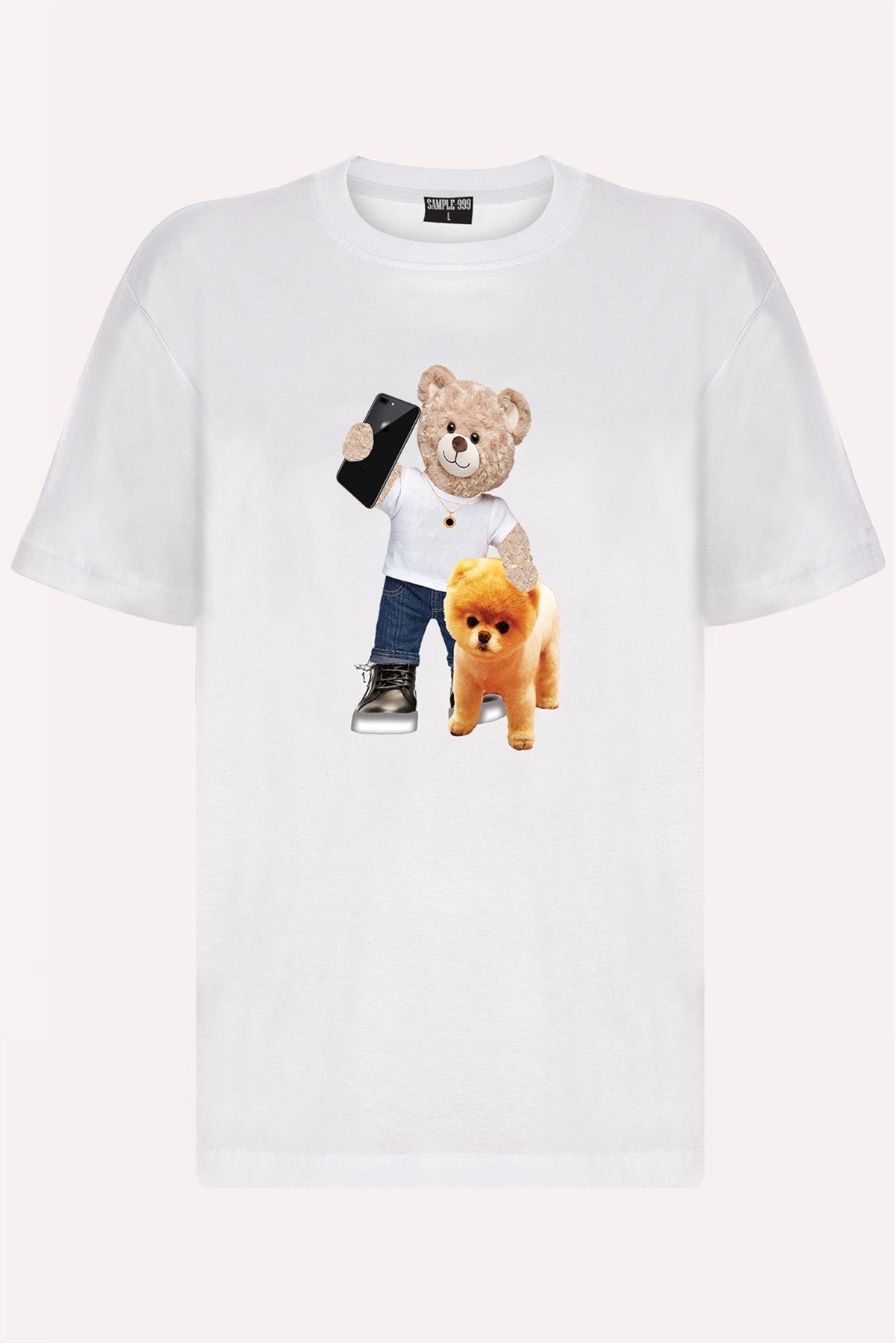 PRINTED TEDDY BEAR tshirt