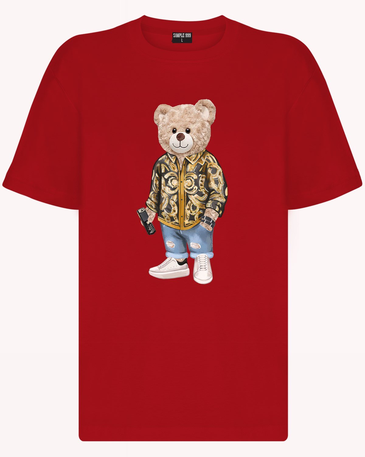 PRINTED TEDDY BEAR tshirt