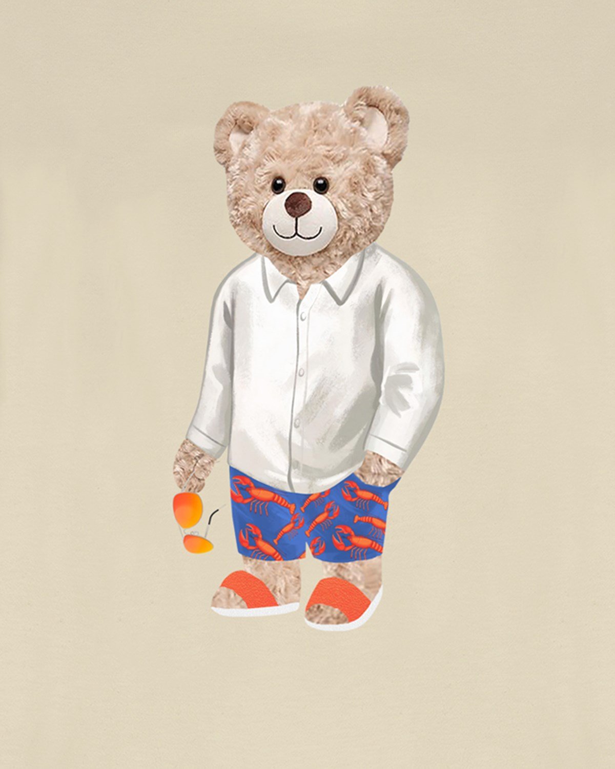 PRINTED TEDDY BEAR tshirt