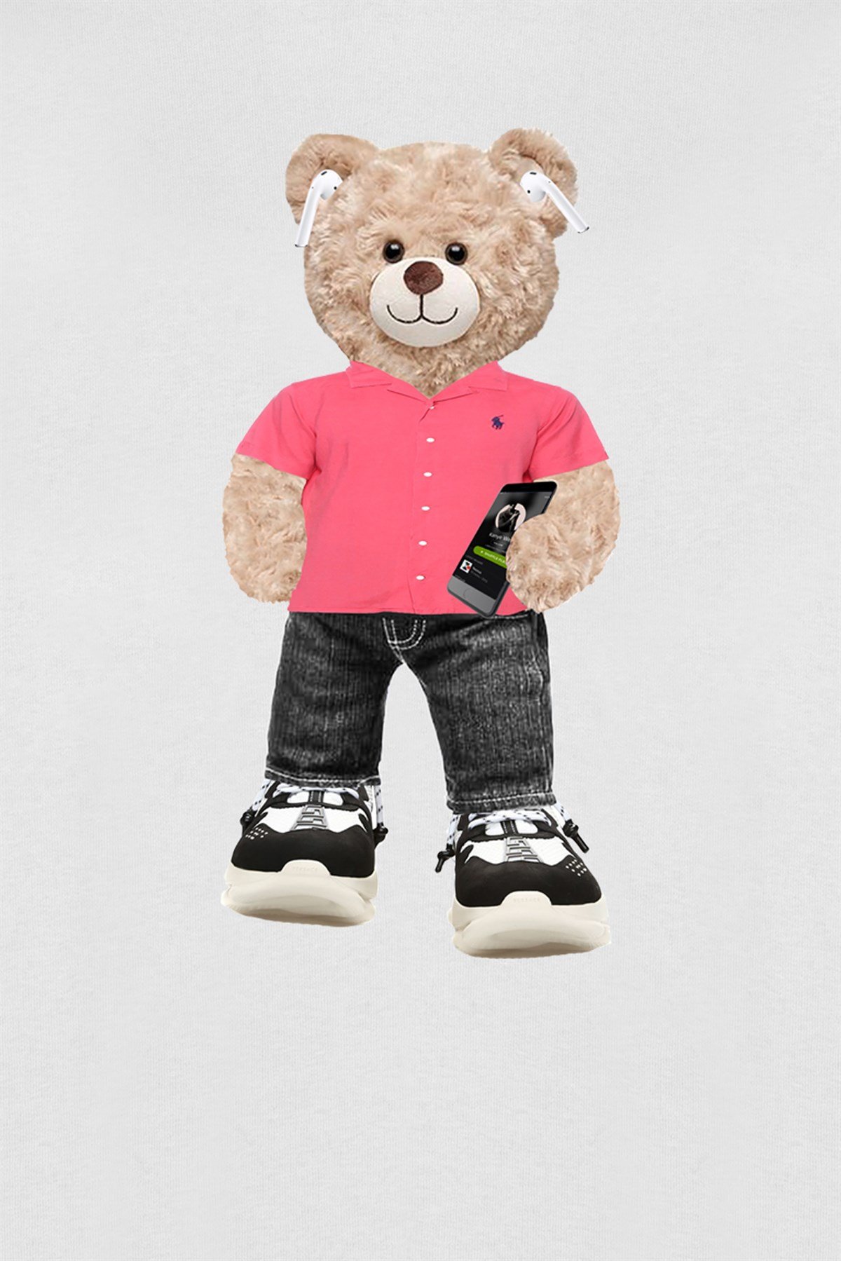 PRINTED TEDDY BEAR tshirt