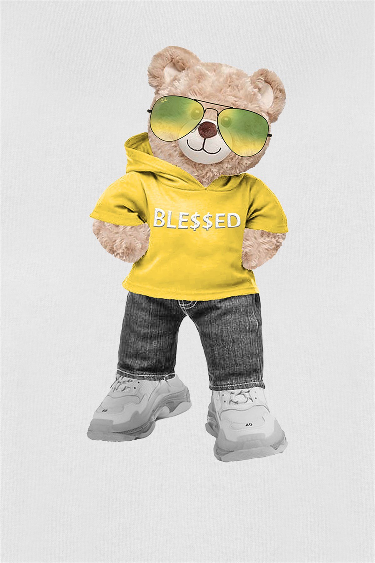 PRINTED TEDDY BEAR tshirt