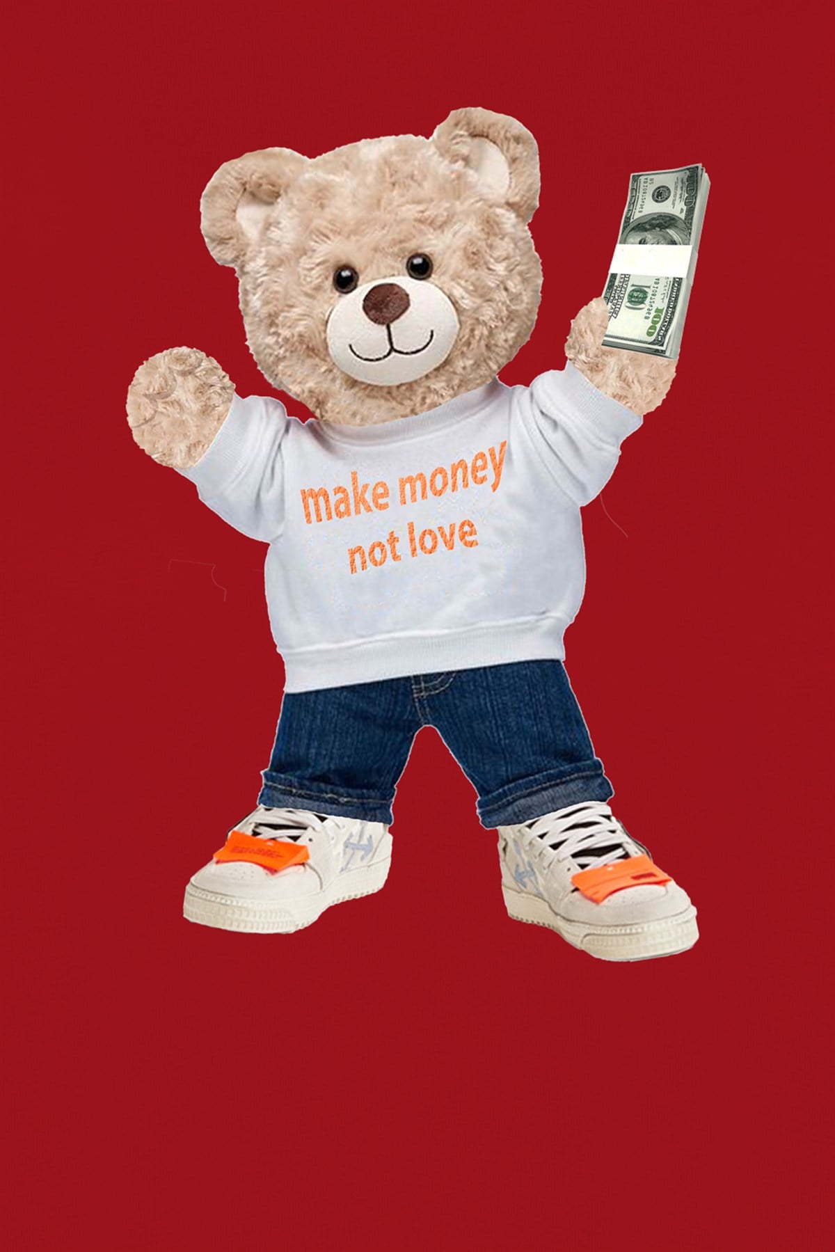 PRINTED TEDDY BEAR tshirt