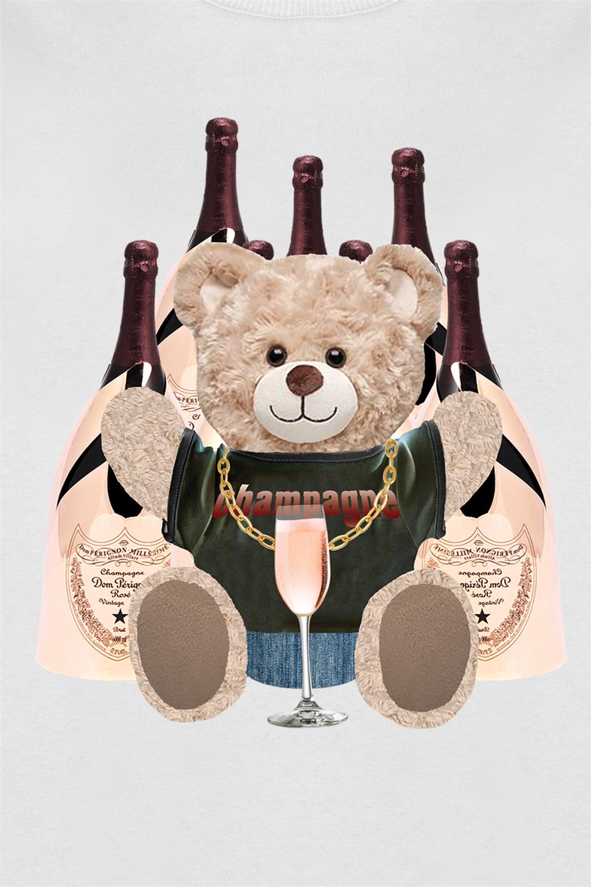 PRINTED TEDDY BEAR tshirt