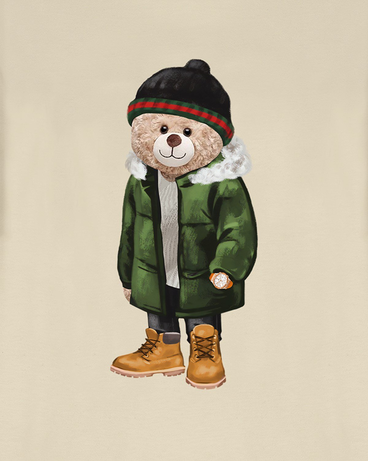 PRINTED TEDDY BEAR tshirt