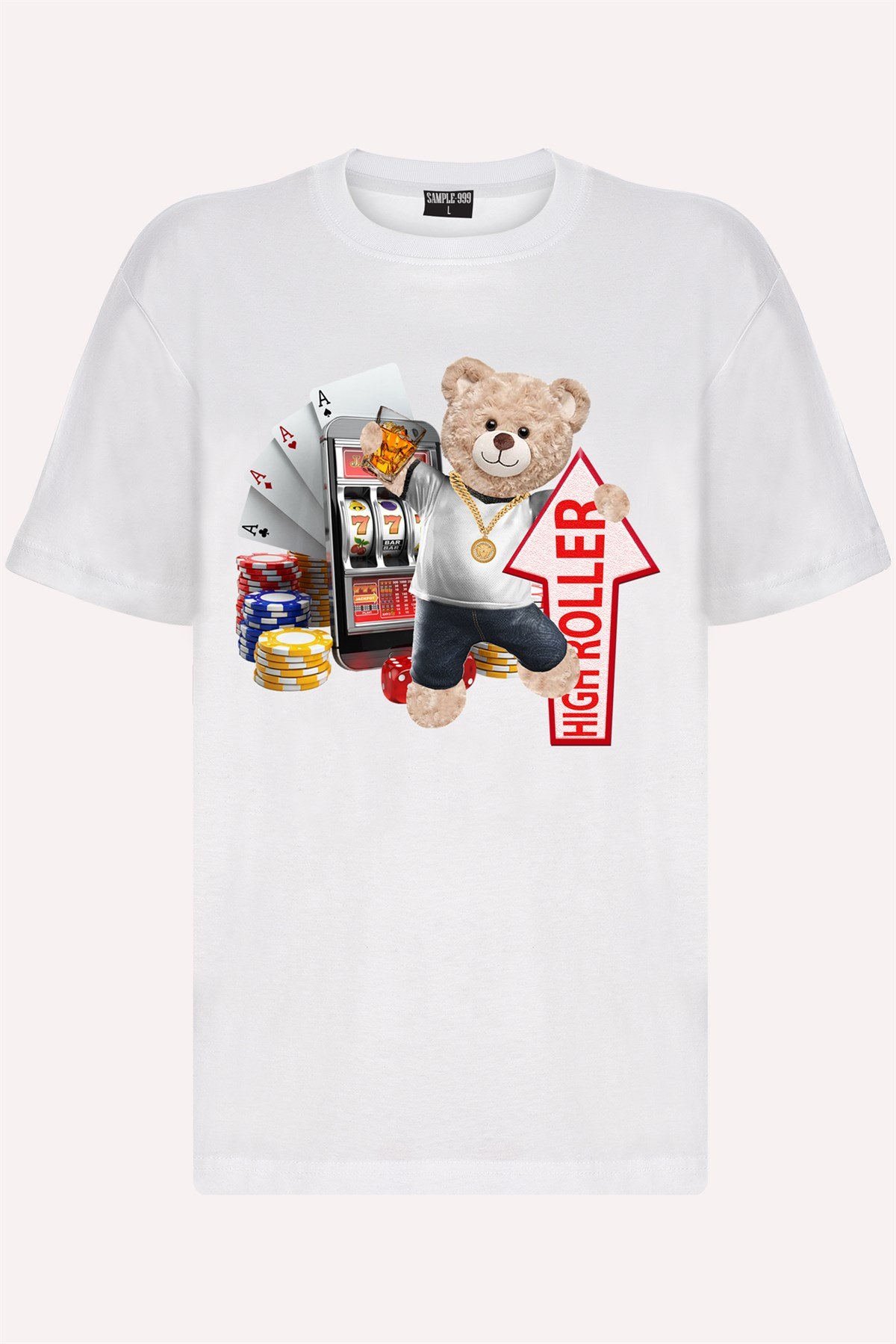 PRINTED TEDDY BEAR tshirt