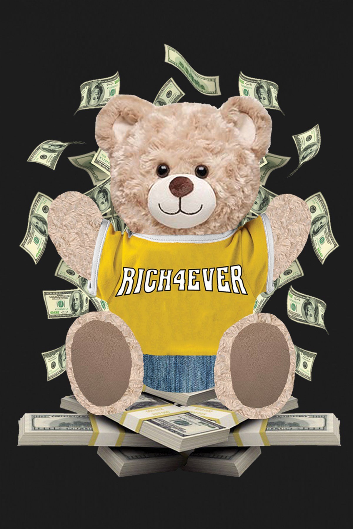 PRINTED TEDDY BEAR tshirt