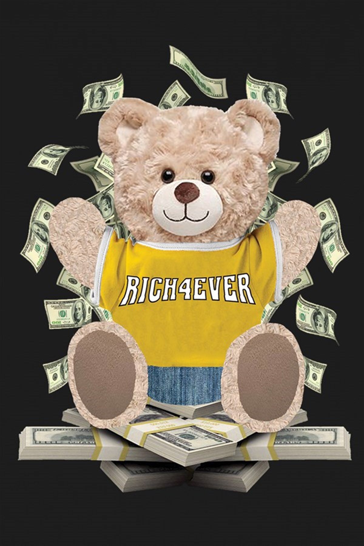 PRINTED TEDDY BEAR tshirt