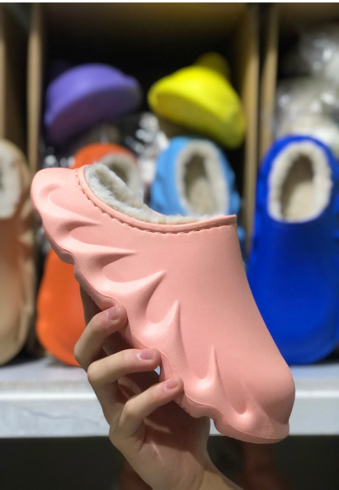 Alev Desenli Dikişsiz Terlik