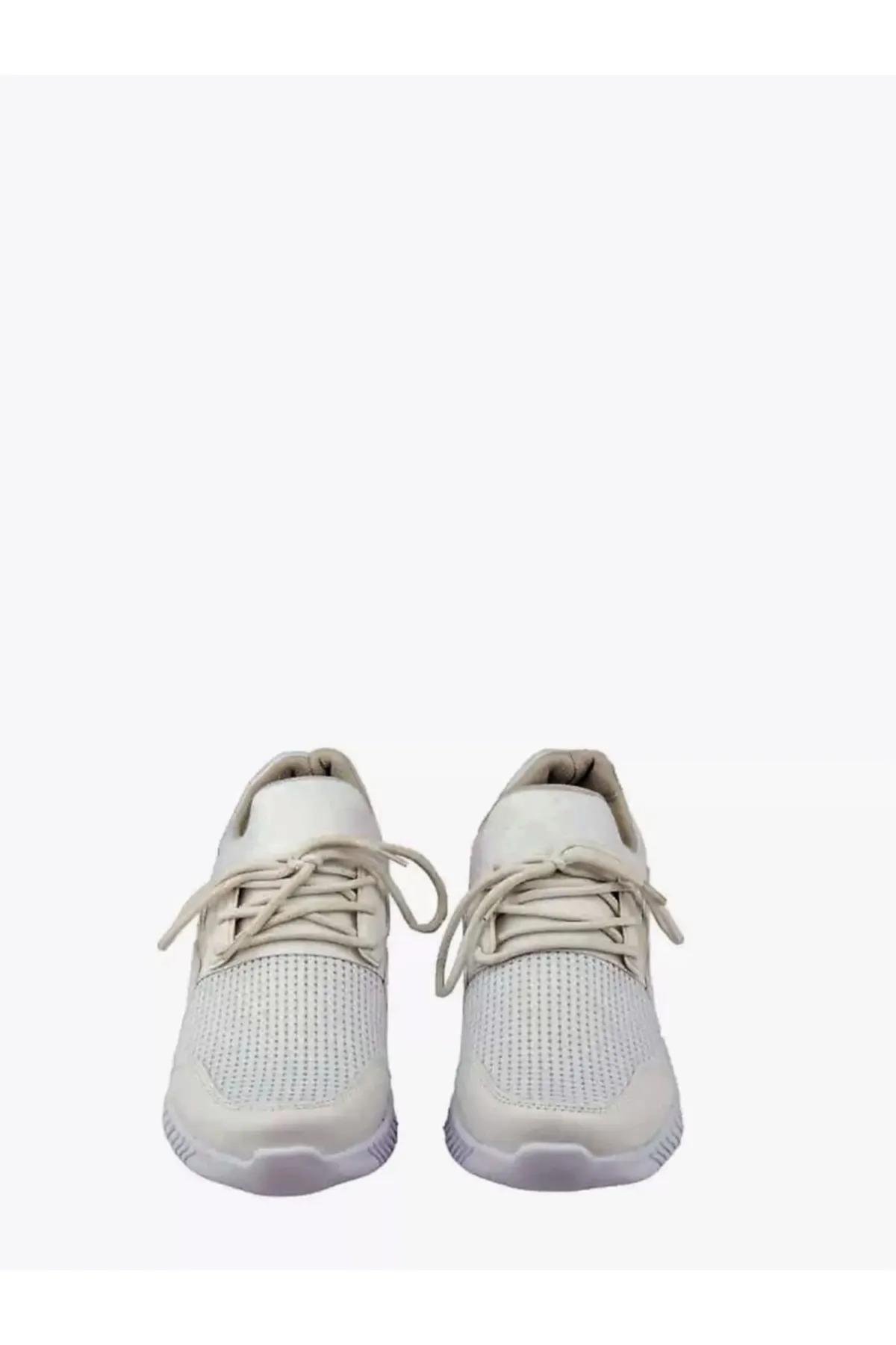 Beyaz - Erkek Sneaker Ayakkabı