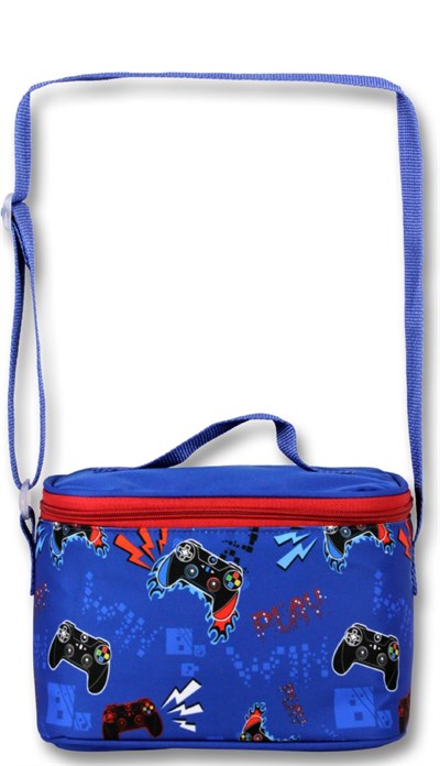 Famebag-Cennec Oyun Konsolu Baskılı Okul Çantası-Beslenme Çantası-Kalem Çantası Set-2581