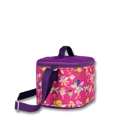 Famebag- Cennec Pembe Peri Baskılı Okul Çantası-Beslenme Çantası -Kalemlik Çantası Set-2575