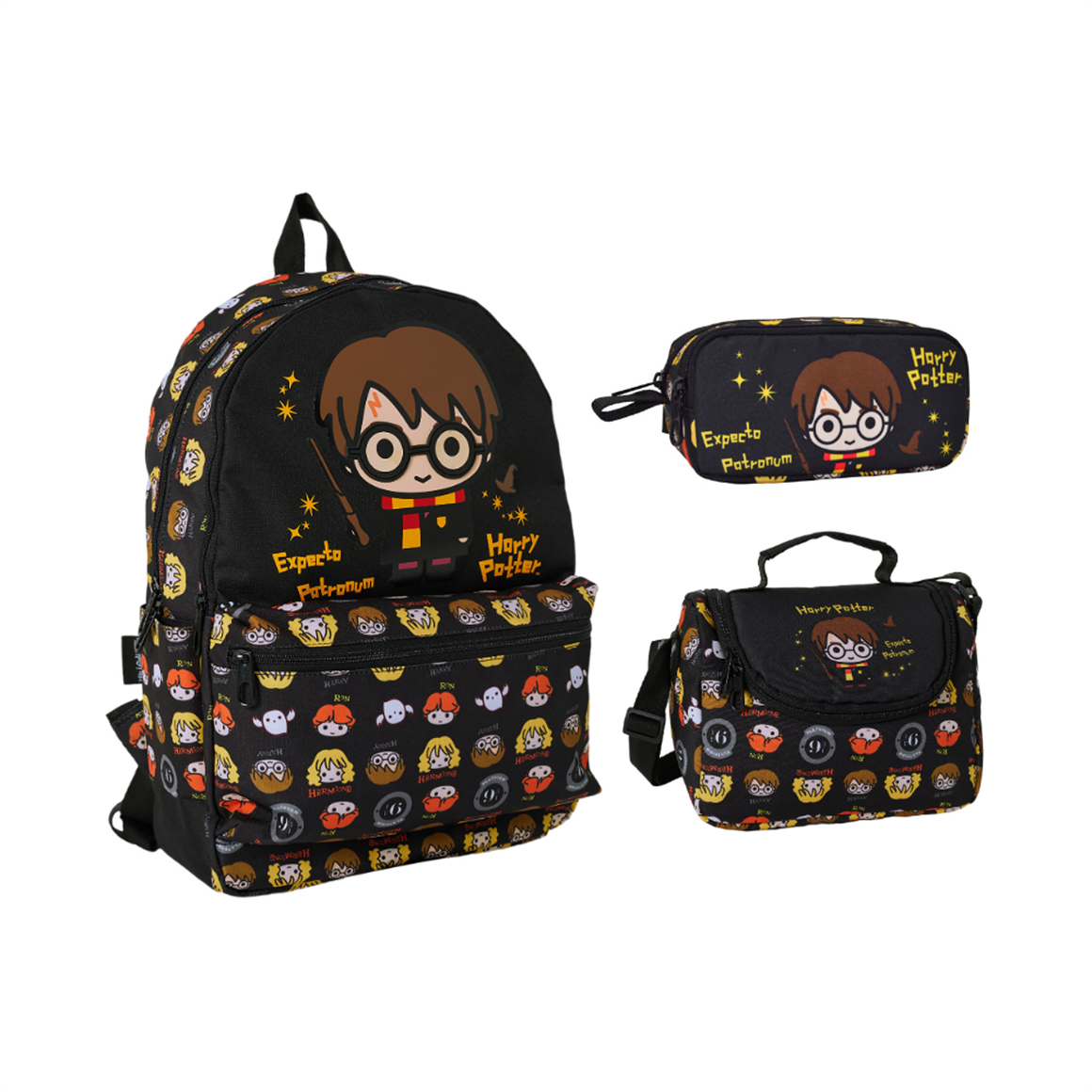 Famebag-Harry Potter İlk Ve Ortaöğretim Okul Çantası-Beslenme Ve kalem Çantası Seti