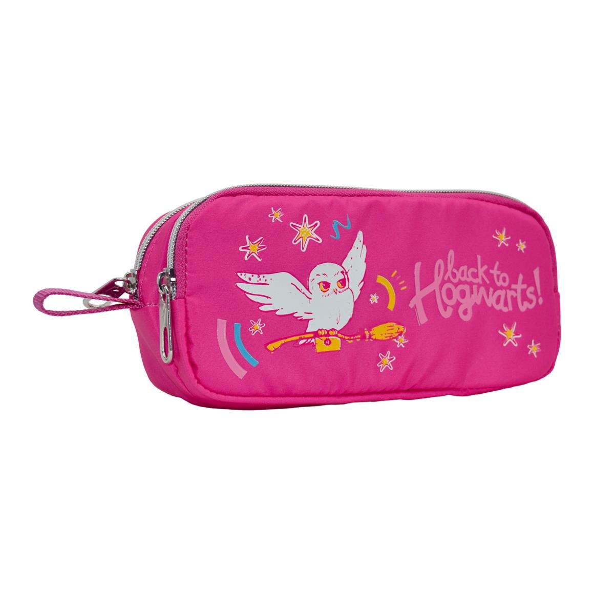 Famebag-Harry Potter İlk Ve Ortaöğretim Pembe Okul Çantası-Beslenme Ve kalem Çantası Seti