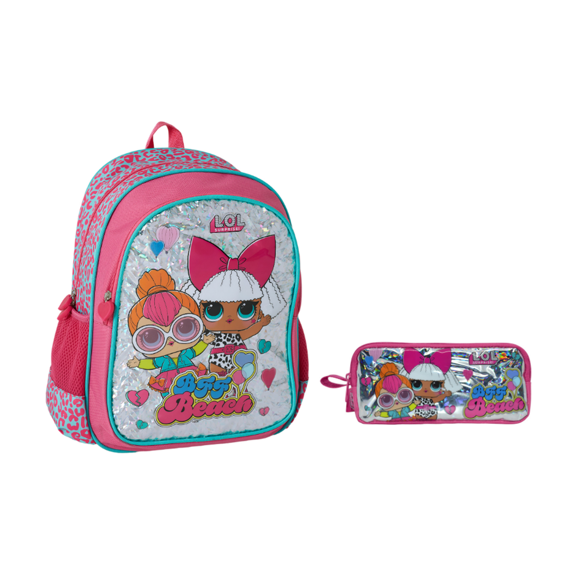 Famebag-Lol Surprıse İlk Ve Ortaöğretim Okul Çantası Ve kalem Çantası Seti