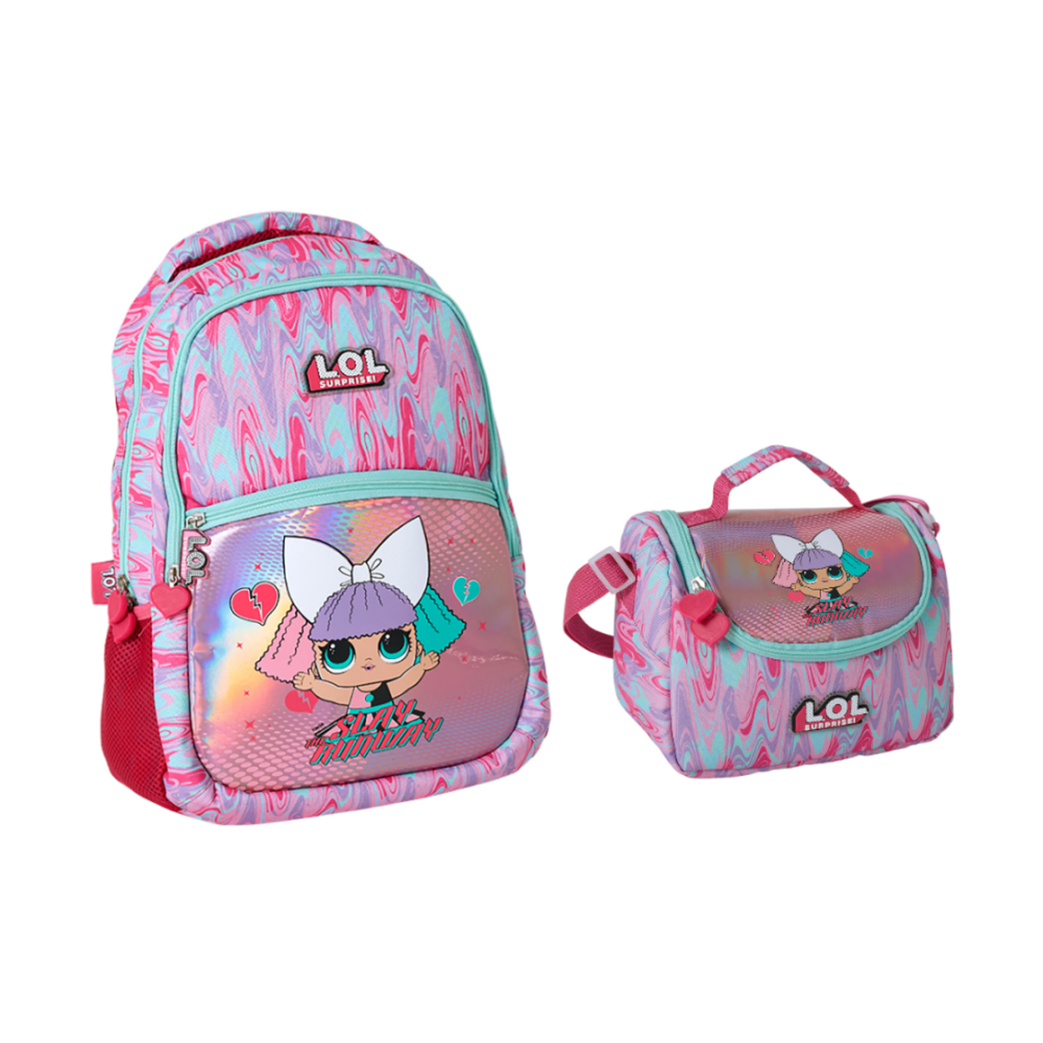 Famebag-Lol Surprıse İlk Ve Ortaöğretim Okul Çantası Ve Beslenme Çantası Seti