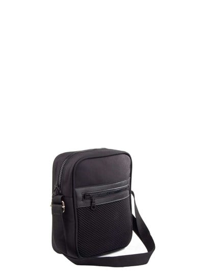 Famebag Siyah Desenli El ve Omuz Çantası