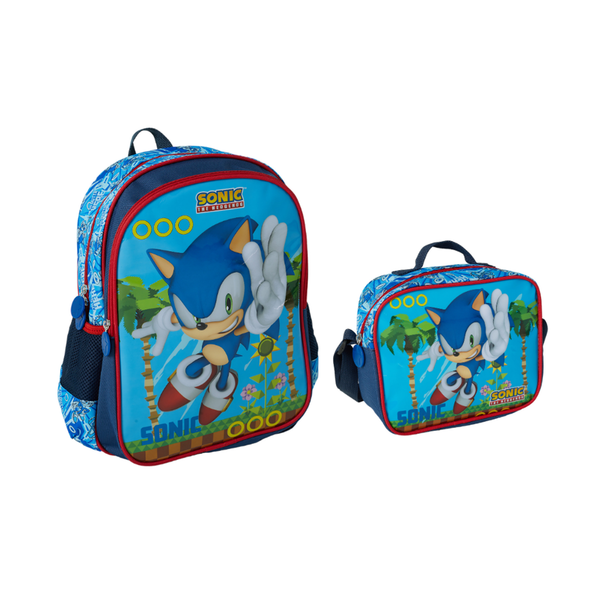 Famebag-Sonıc Anaokulu Çantası Ve Beslenme Çantası Seti