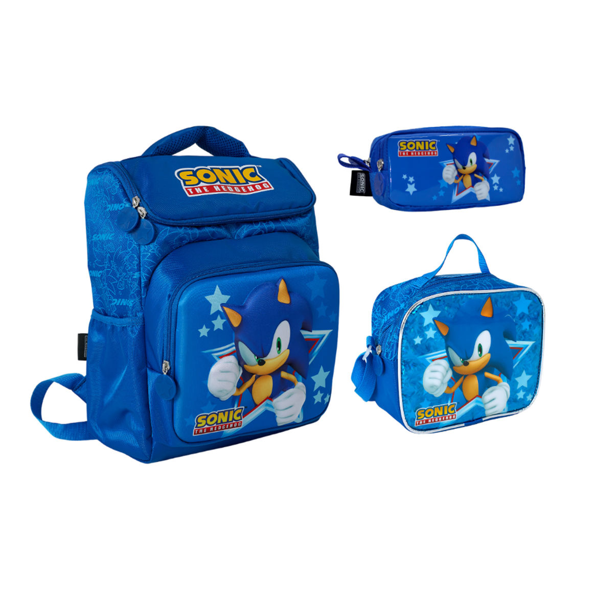 Famebag-Sonıc İlk Ve Ortaöğretim Okul Çantası-Beslenme Ve Kalem Çantası Seti