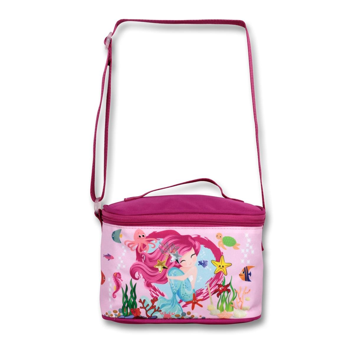 Famebag-Ümit Çanta Deniz Kızı Anaokulu Çantası Beslenme Ve Kalem Çantası Seti