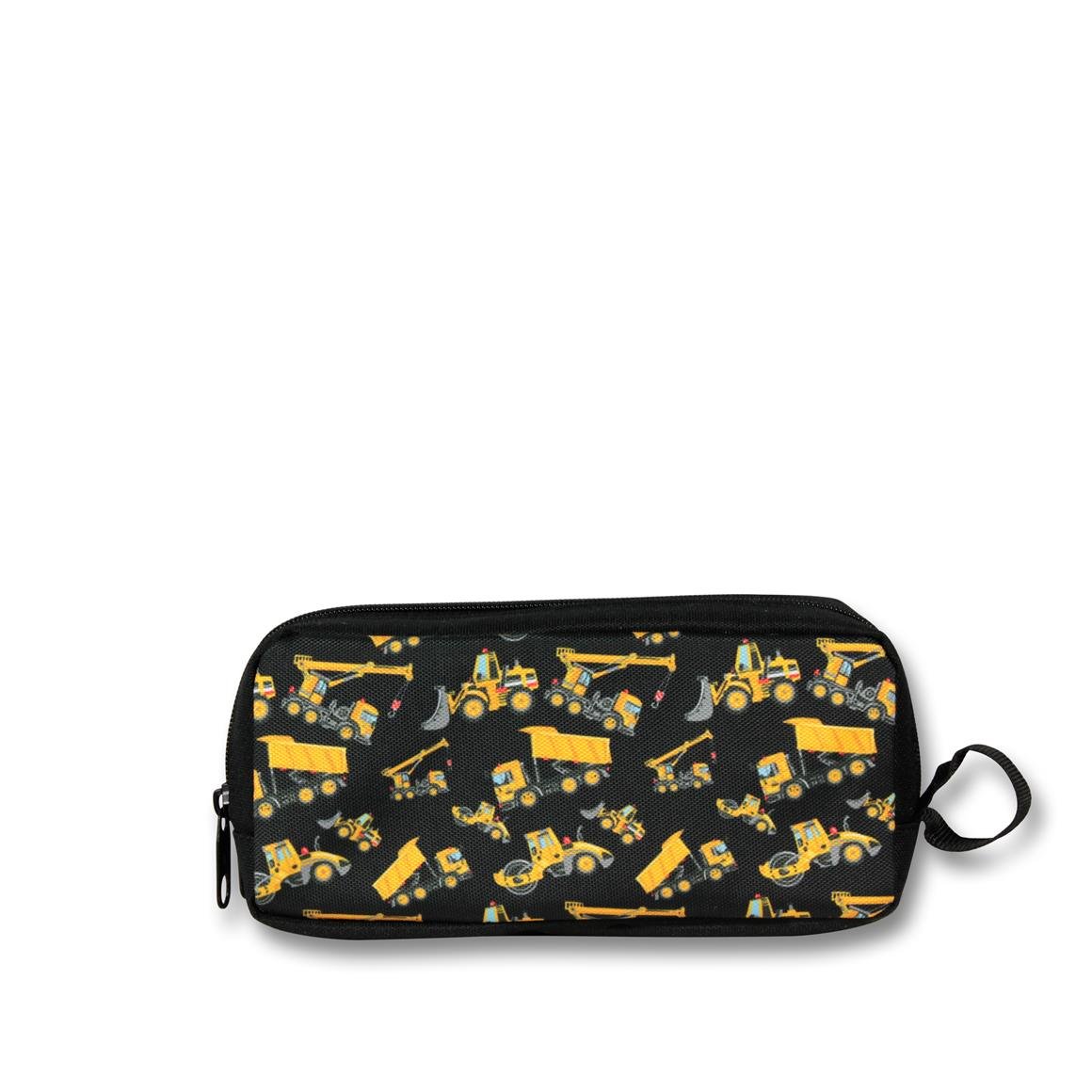 Famebag-Ümit Çanta İş Makineleri Anaokulu Çantası Beslenme Ve Kalem Çantası Seti