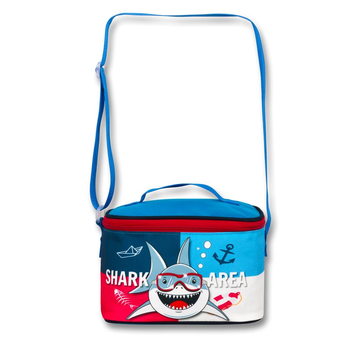 Famebag-Ümit Çanta Köpek Balığı Anaokulu Çantası Beslenme Ve Kalem Çantası Seti