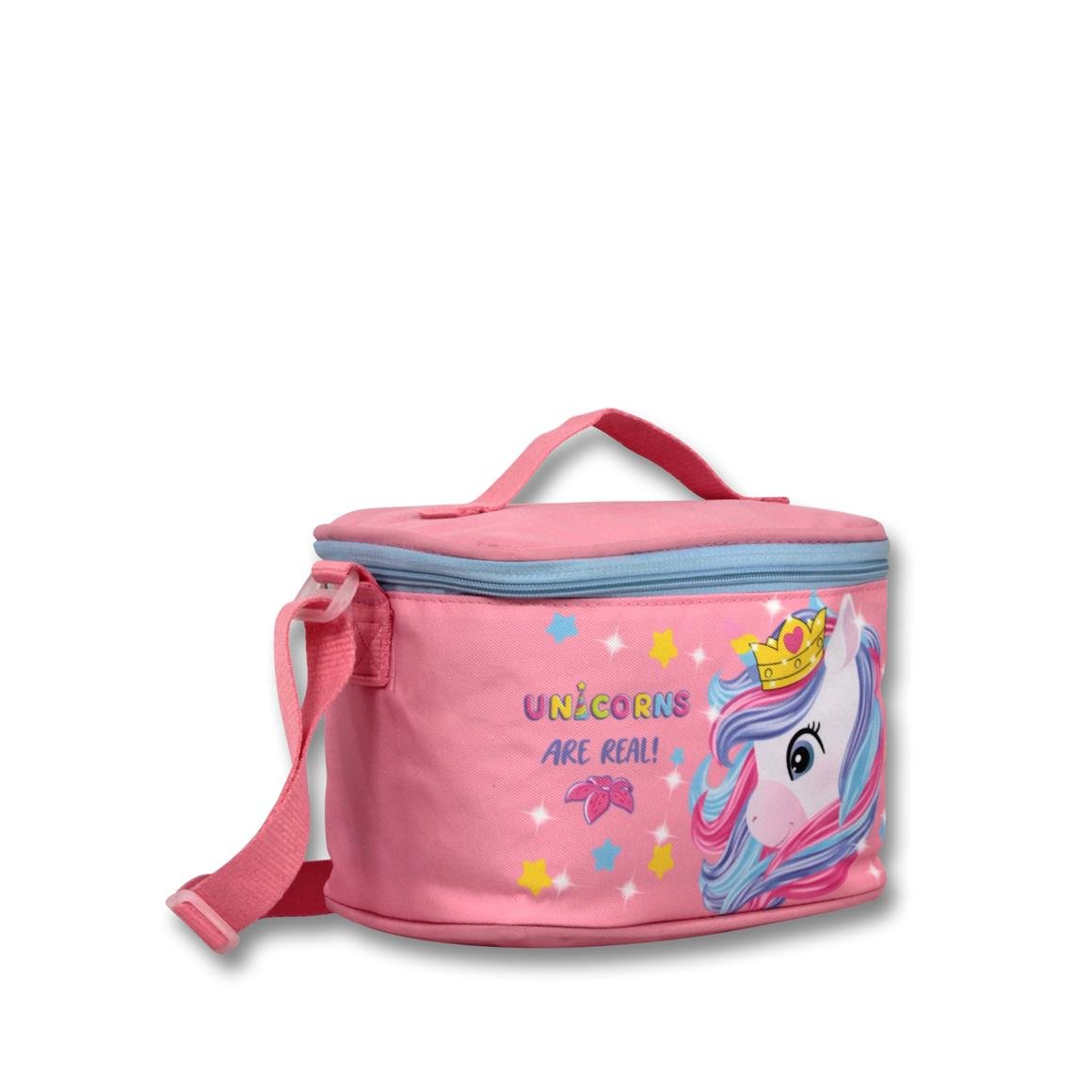 Famebag-Ümit Çanta Renkli Unicorn Anaokulu Çantası Beslenme Ve Kalem Çantası Seti