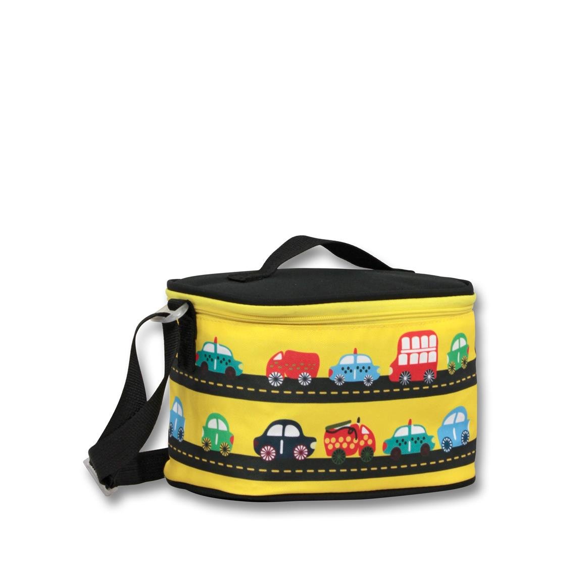 Famebag-Ümit Çanta Sarı Siyah Taşıtlar Okul Çantası Beslenme Çantası Ve Kalem Çantası Seti