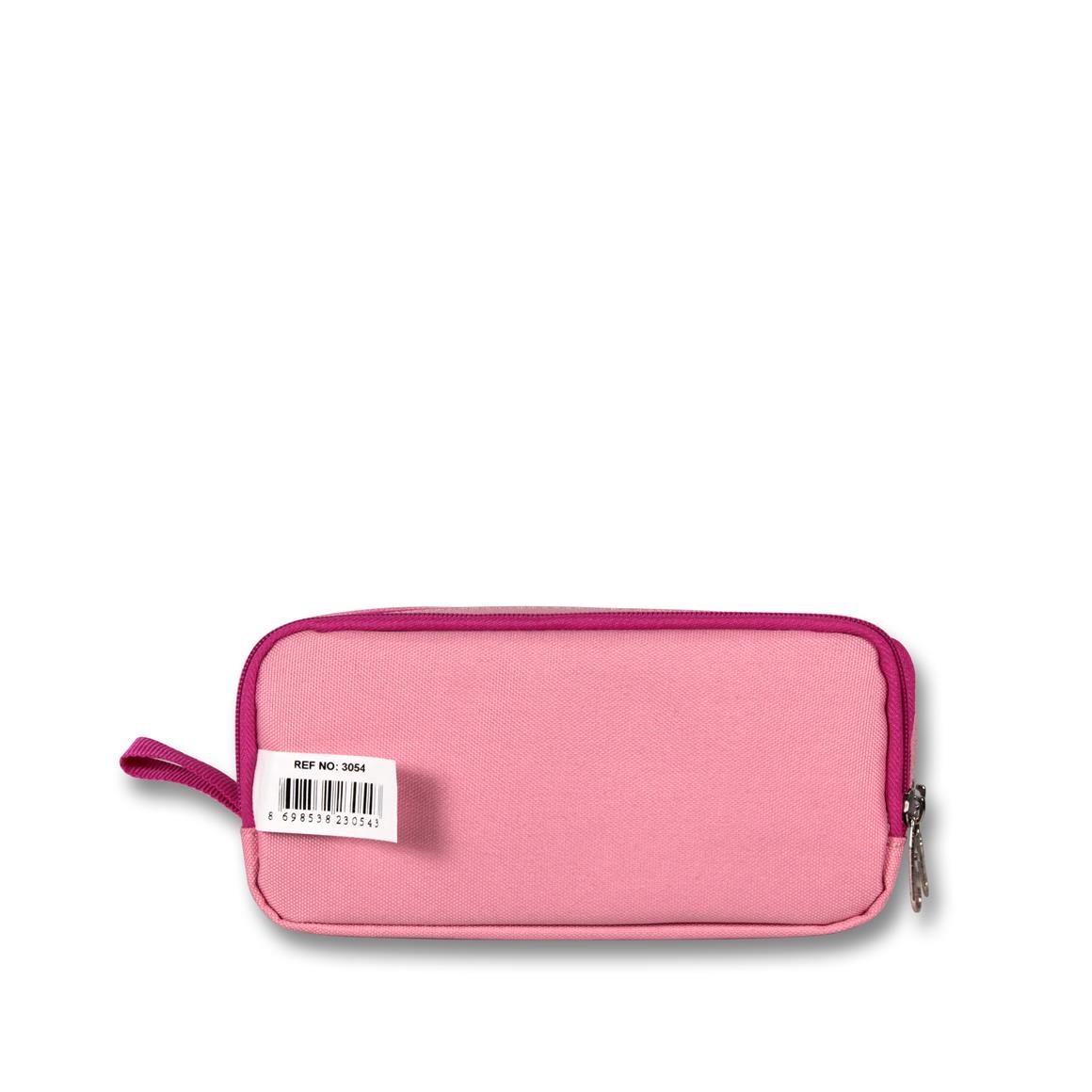 Famebag-Ümit Çanta Şeffaf Bölmeli Pembe Deniz Kızı Okul Çantası Beslenme Ve Kalem Çantası Seti